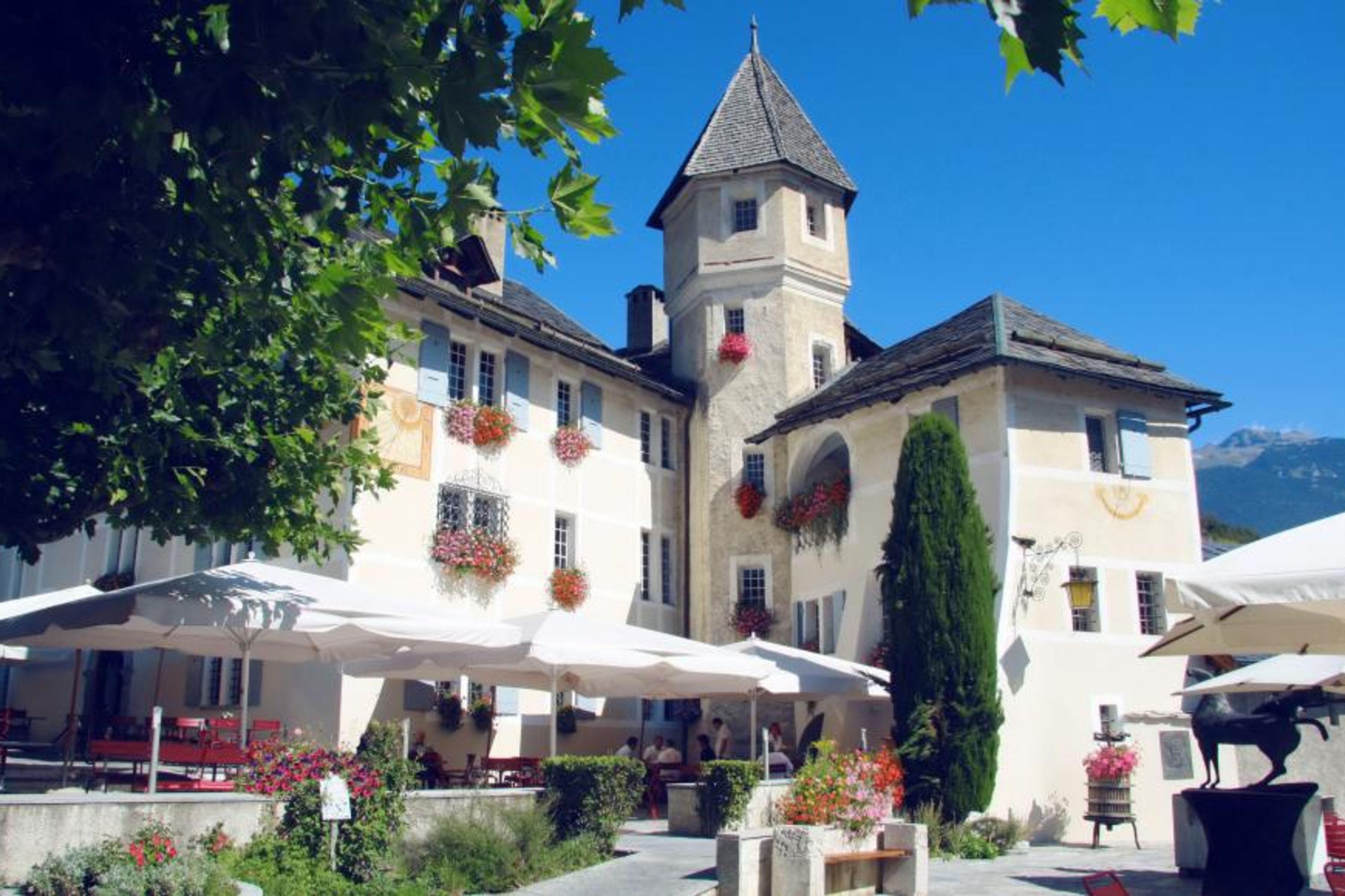 Point of sale Château de Villa, Sierre Valais, Switzerland