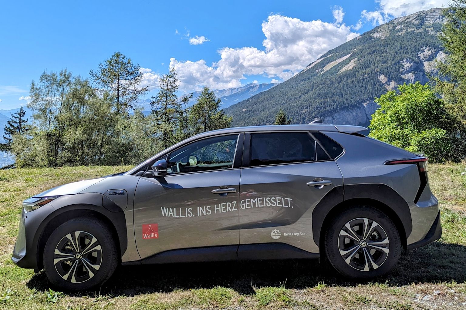 Valais engraved in your heart, Toyota, car, Lotschental, Valais, Switzerland