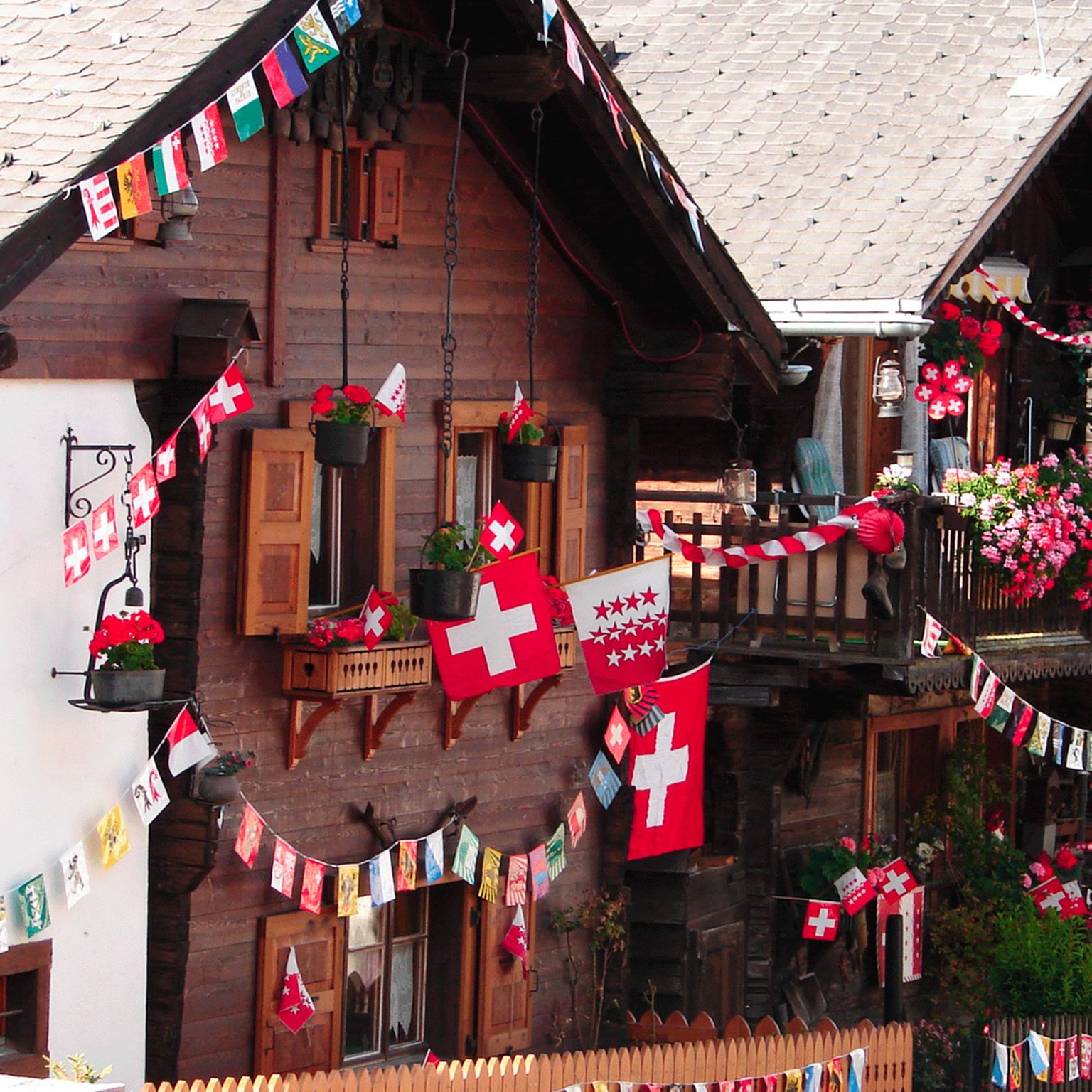 Fête nationale dans la Vallée du Trient, Valais, Suisse