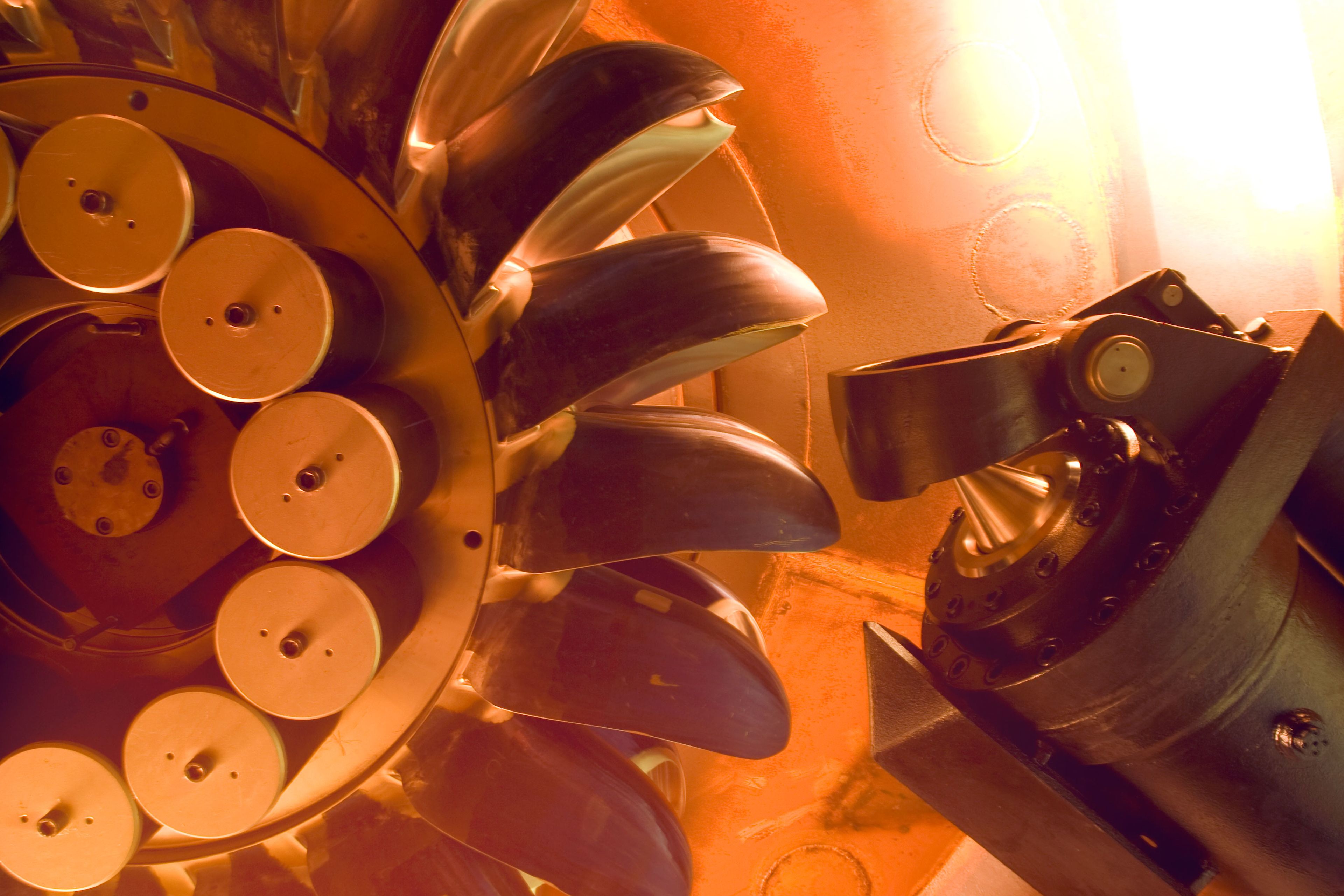 Turbine du barrage de Mattmark