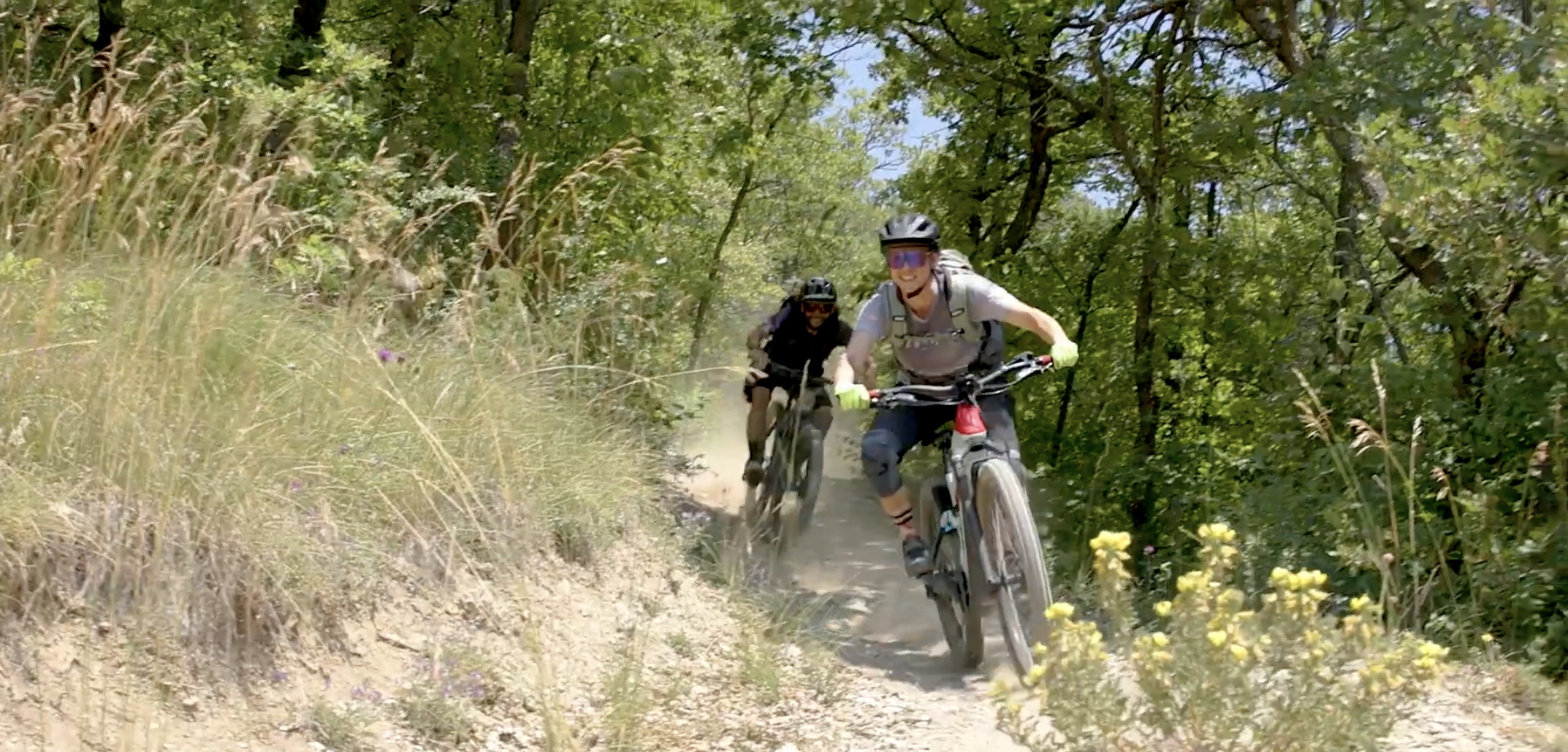 Mountain biking in Valais with Myriam Saugy, VTT, Video, Crans Montana, Valais, Switzerland