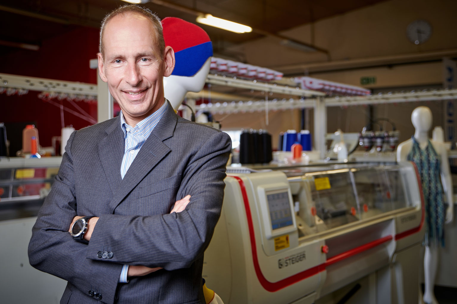 Pierre-Yves Bonvin führt die Firma seit 2006, Wallis, Schweiz