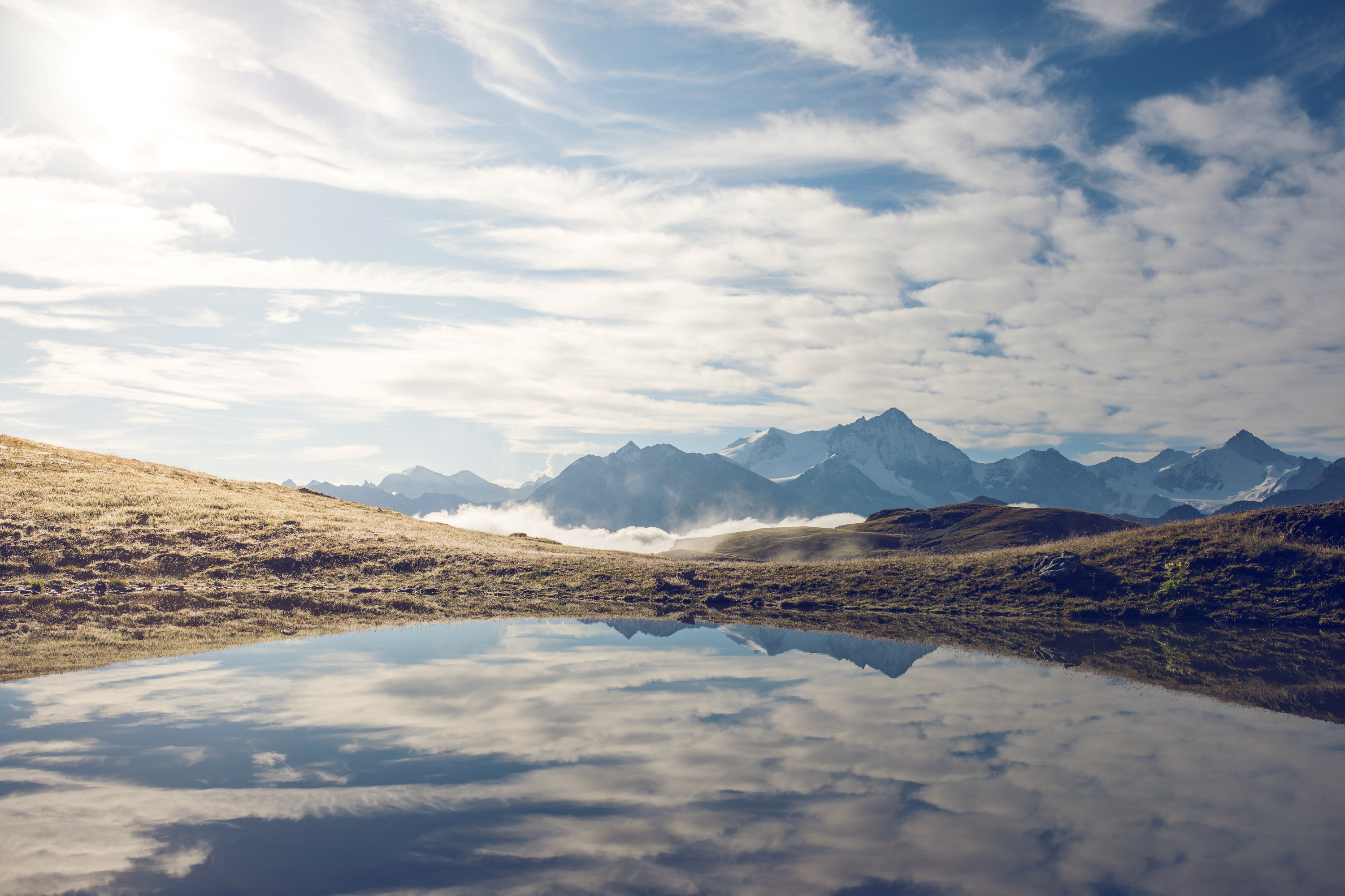 Lac du Louché au-dessus de Vercorin, Valais