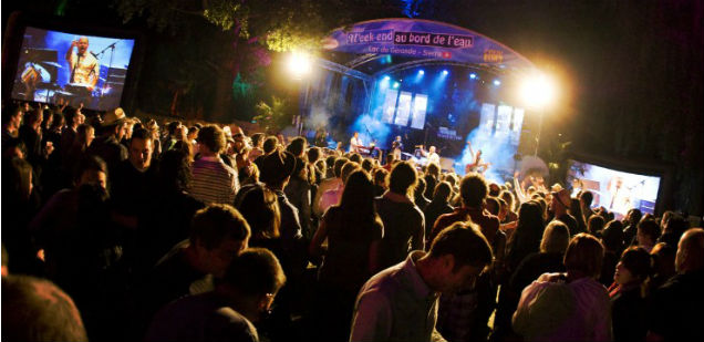 Festival week-end au bord de l'eau, Lac de Geronde, Sierre, Siders, summer, Valais, The music and visual arts event! Three days of concerts and events in an idyllic setting by the Lac de Géronde.