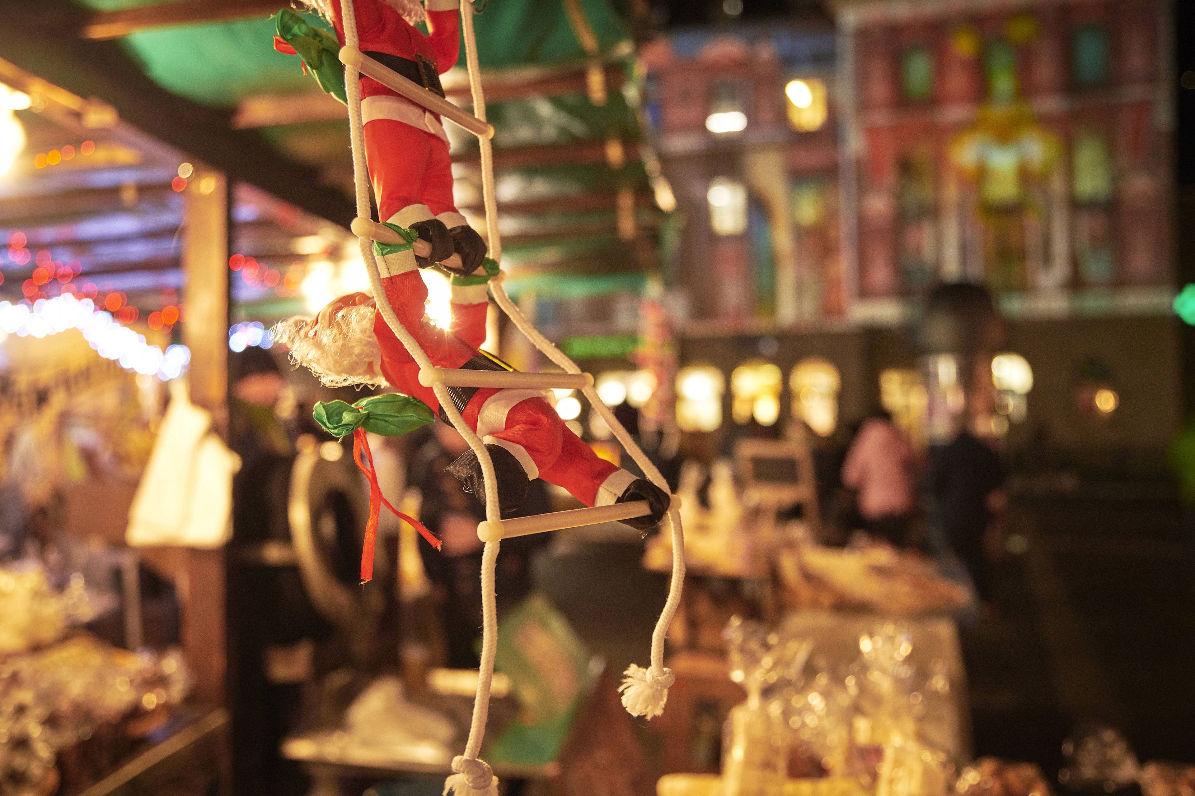 Weihnachtsmarkt in Sion. Wallis, Schweiz