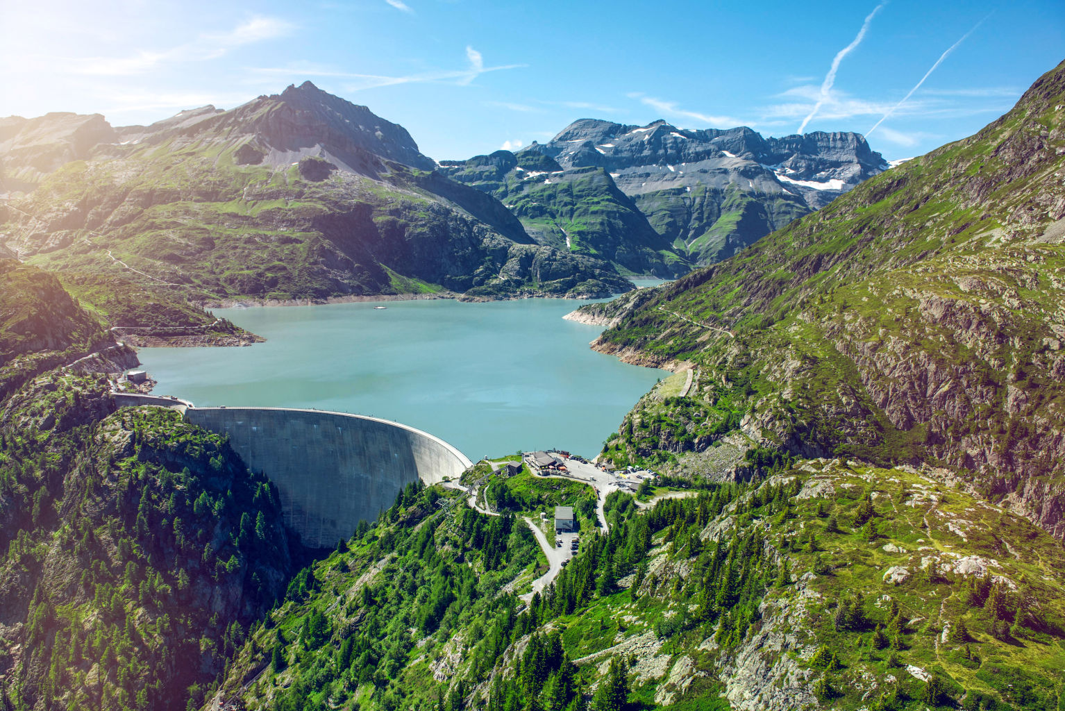 Emosson dam, Vallée du Trient, Finhaut, Valais