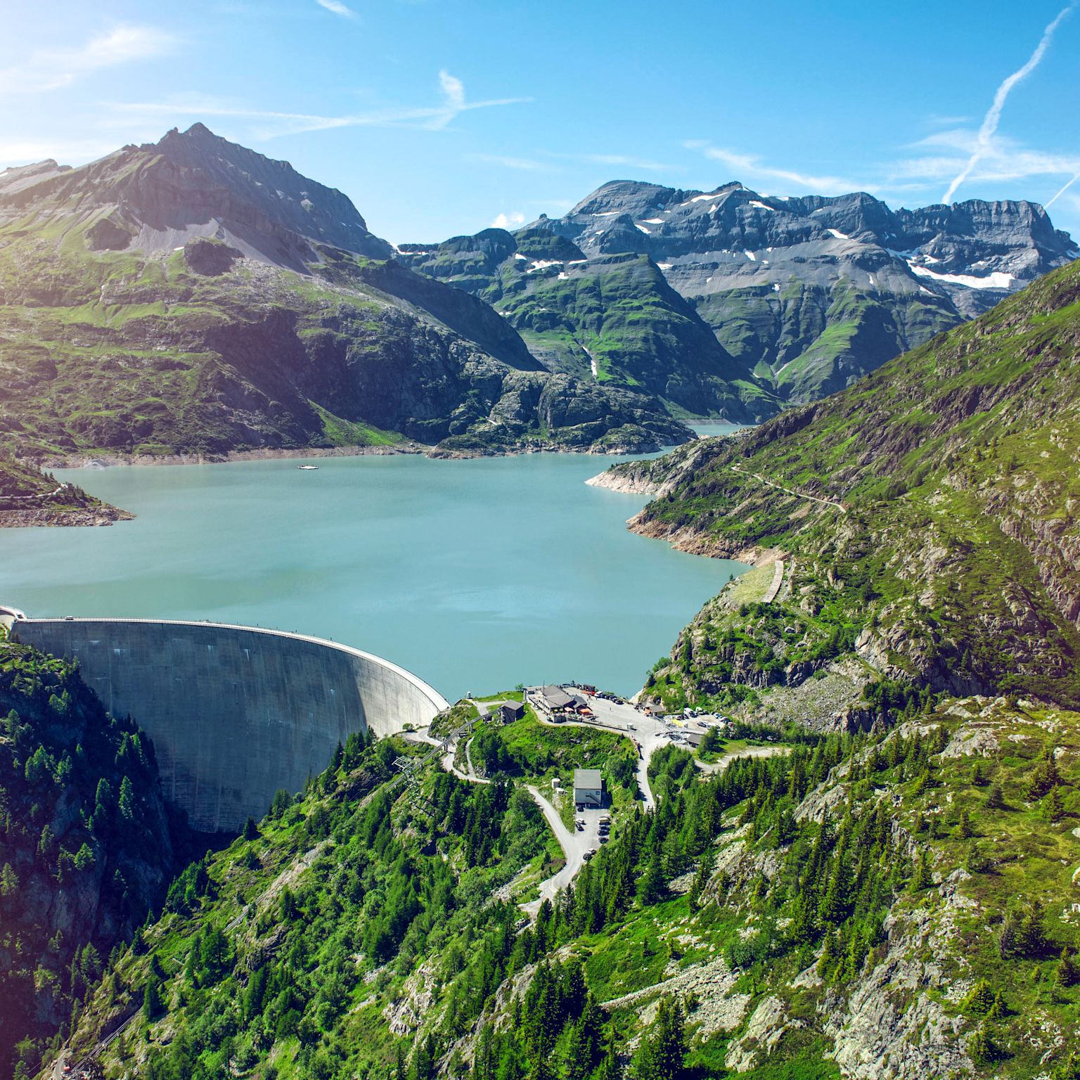 Emosson dam, Vallée du Trient, Finhaut, Valais
