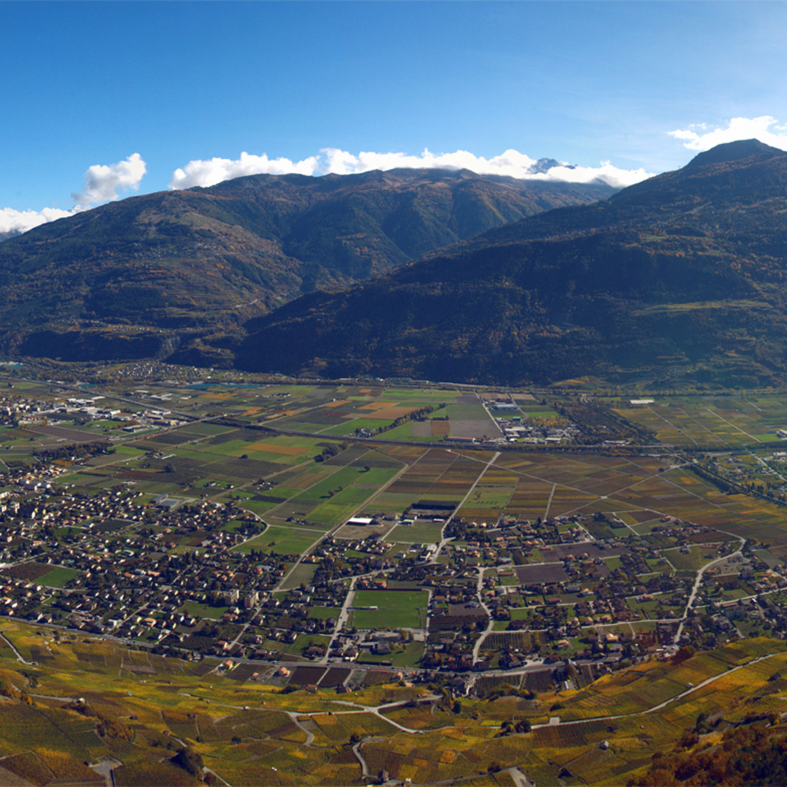 Les Coteaux du Soleil, Conthey, Valais, summer