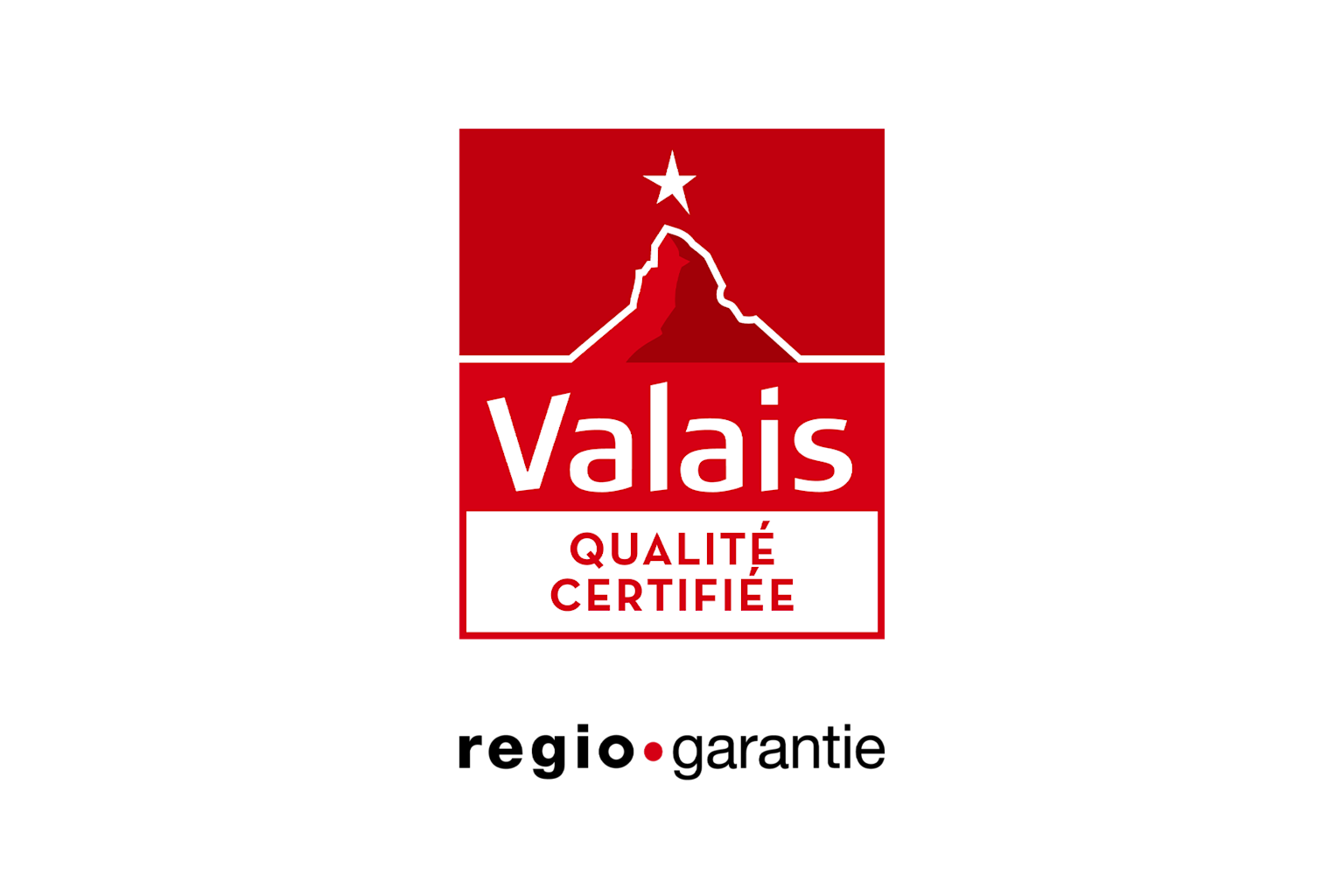 Logo: Certified Quality (Valais brand) + Regio Guarantee