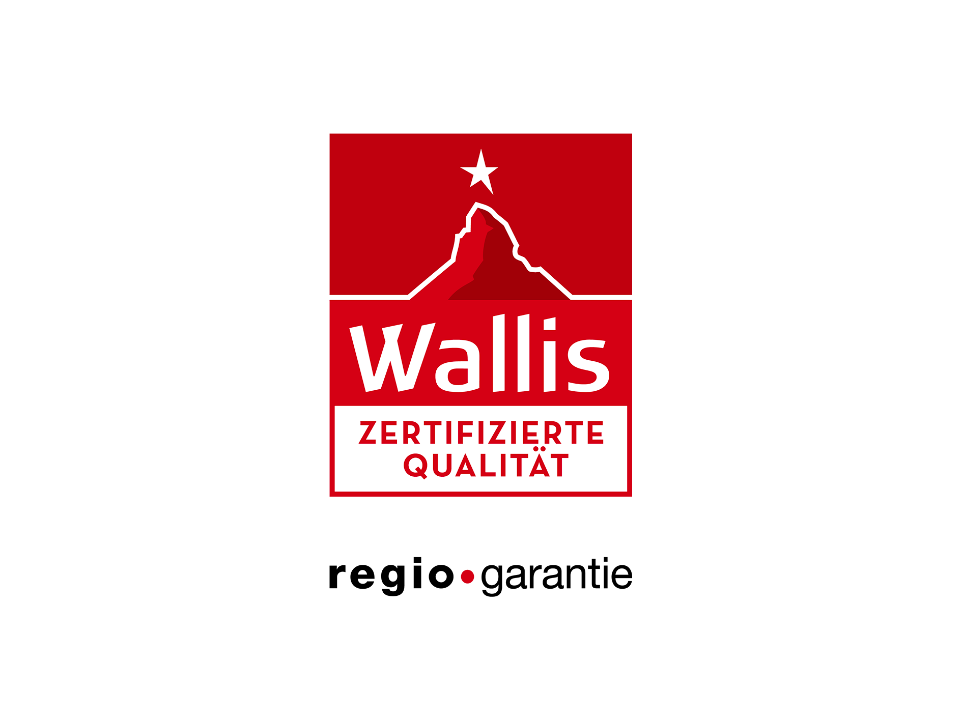 Logo Zertifizierte Qualität (Marke Wallis) + Regio garantie
