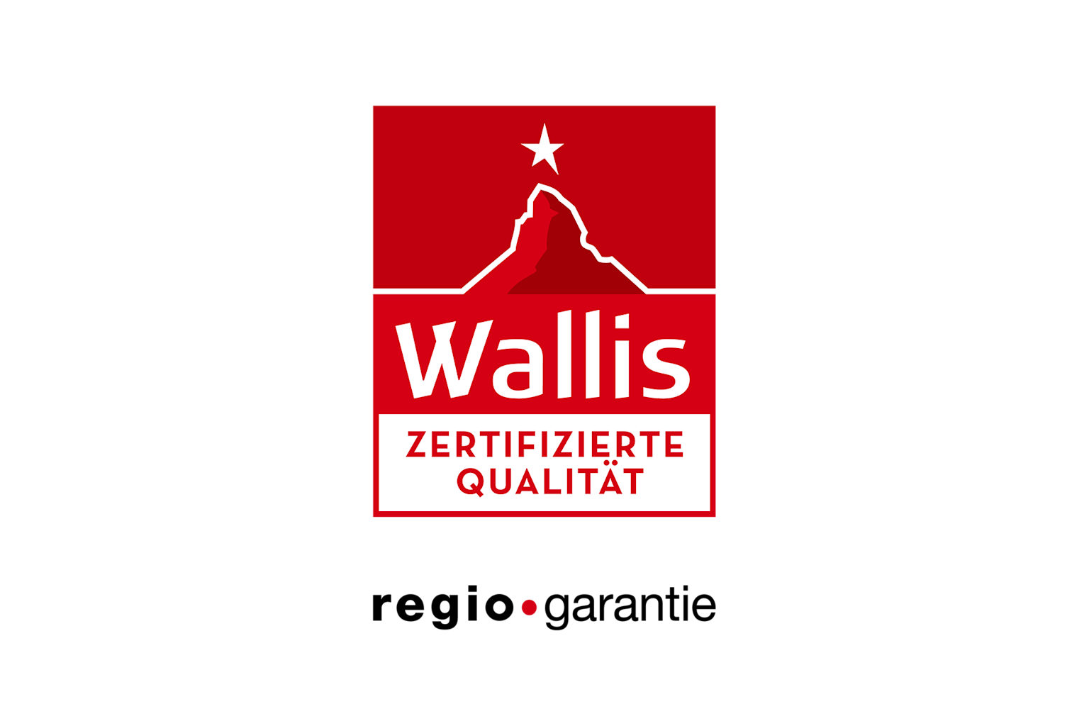 Logo Zertifizierte Qualität (Marke Wallis) + Regio garantie