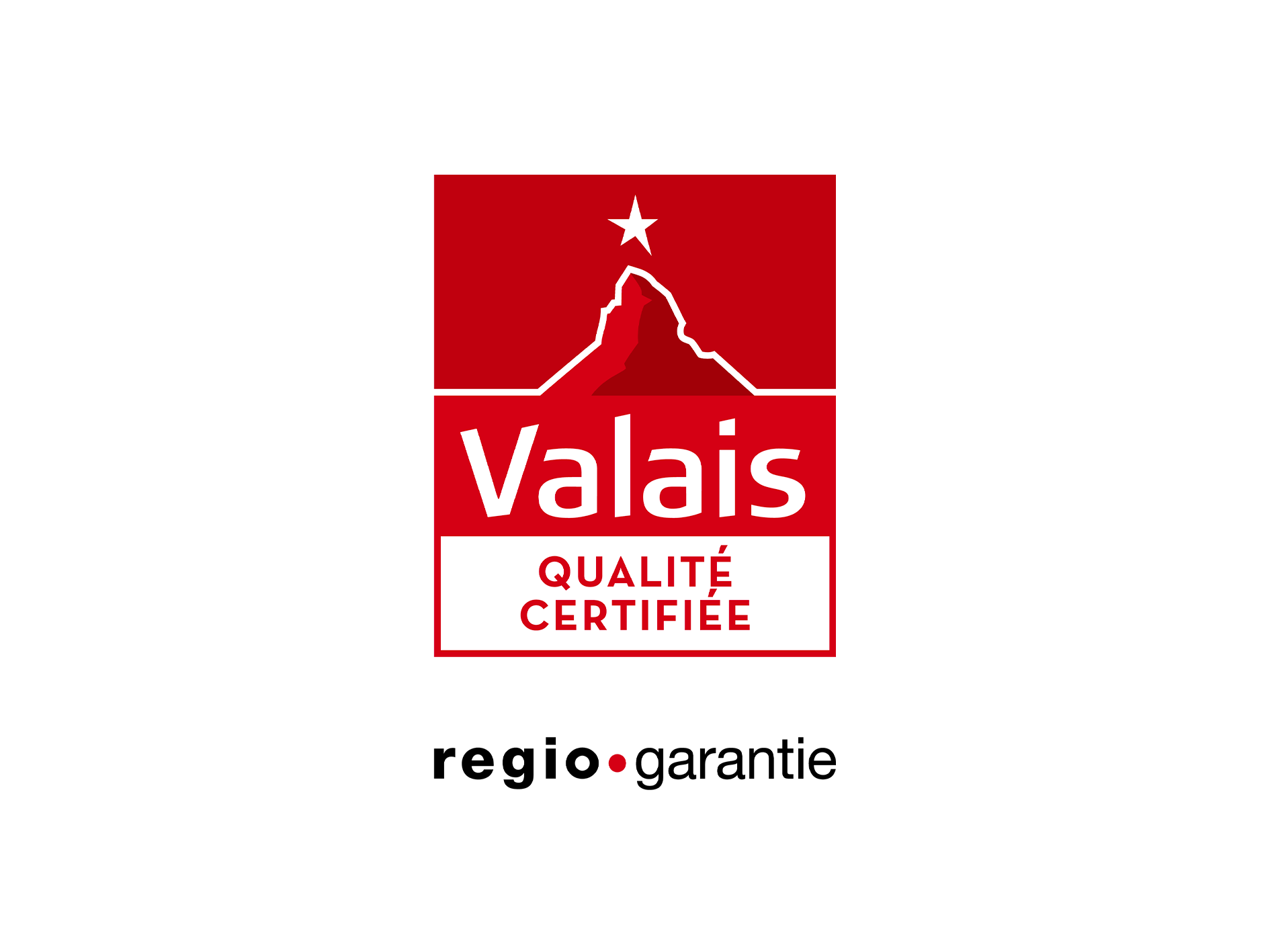 Logo « Qualité certifiée » (marque Valais) + Regio garantie