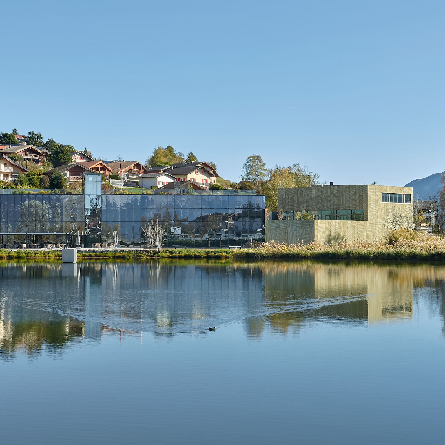 Fondation Opale à Lens, lieu culturel en Valais, région de Crans-Montana, Suisse