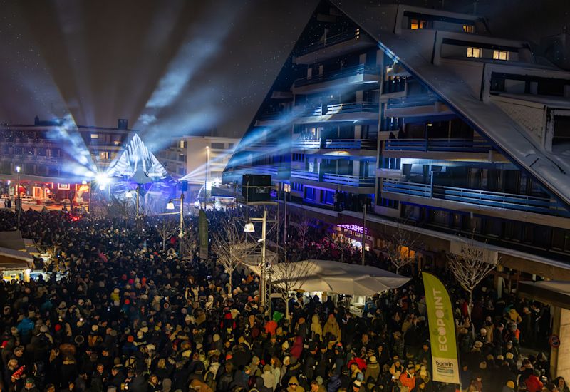 Neujahr in Crans-Montana