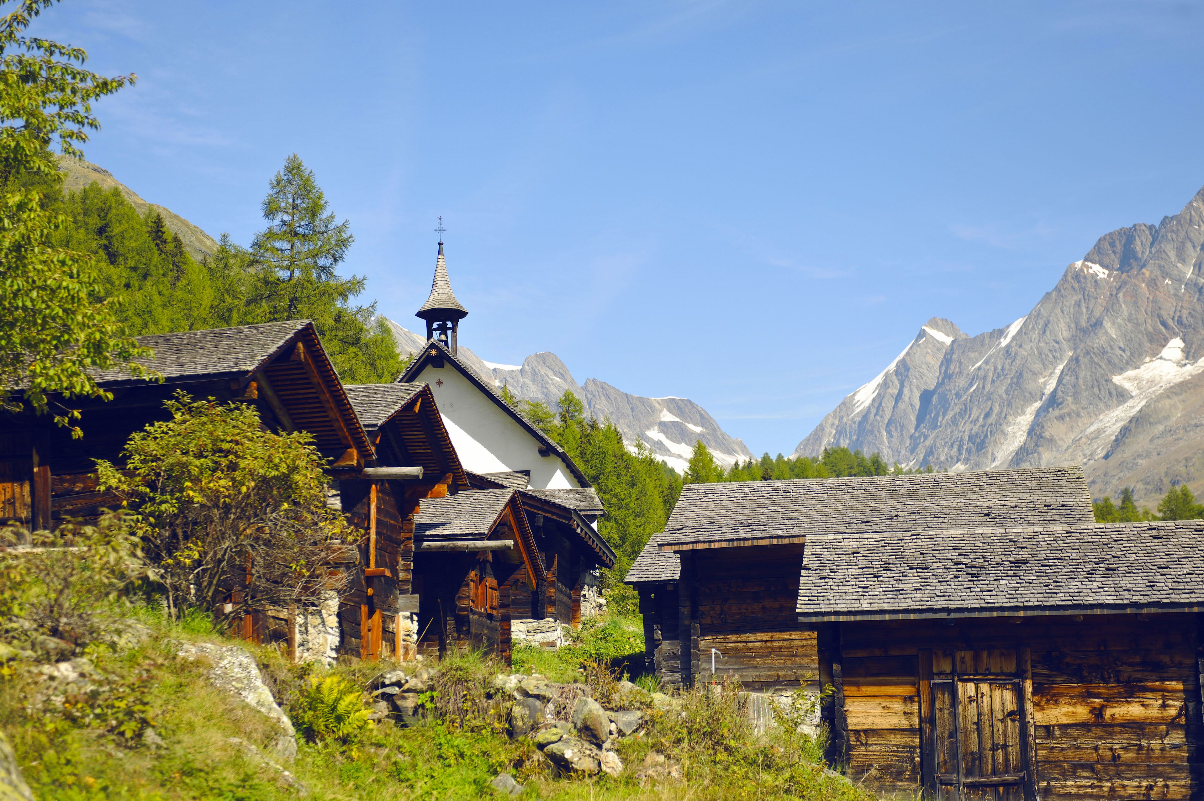 Loetschental en été, Valais