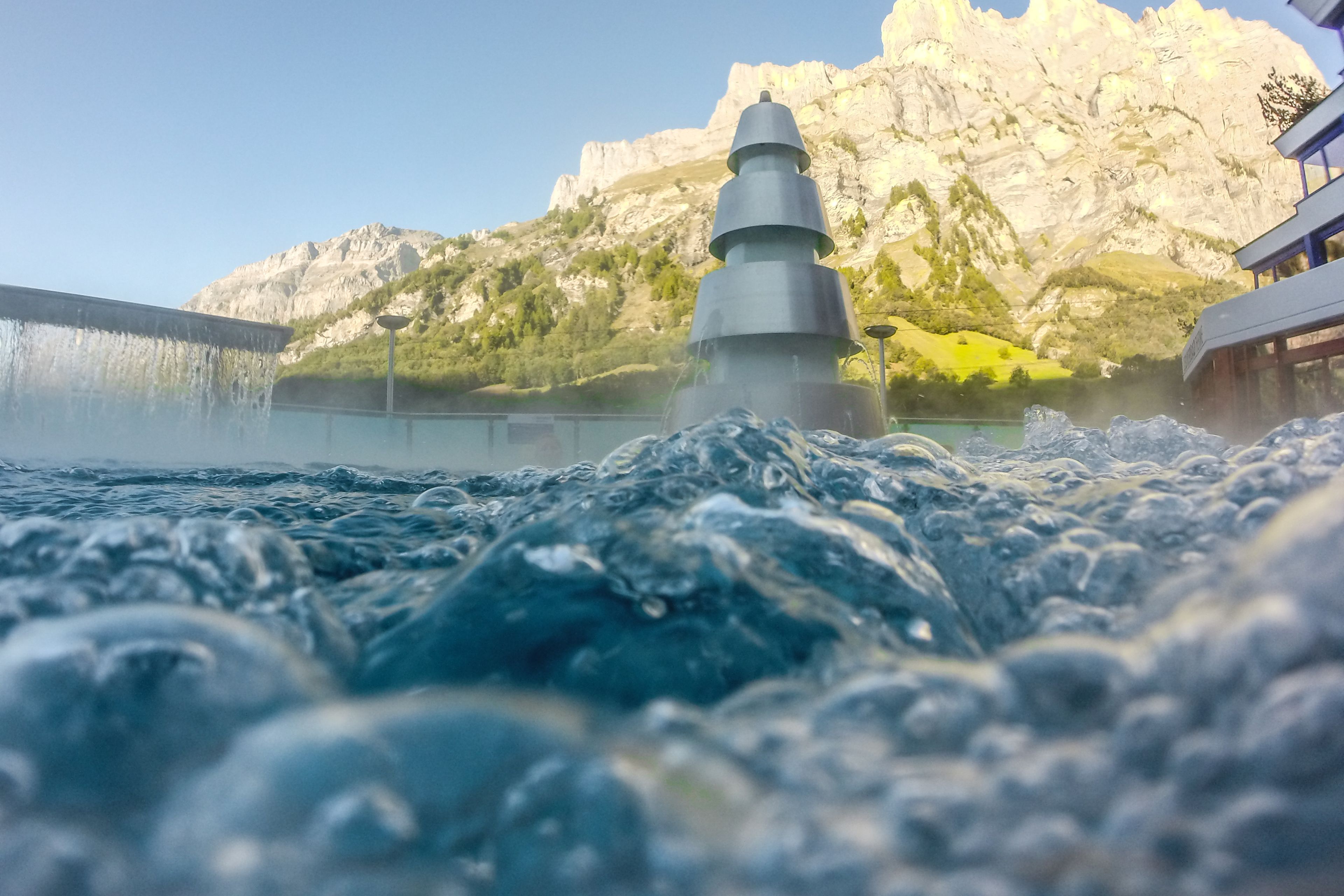 Franz-Josef Julier sets great store by the power of the thermal water.