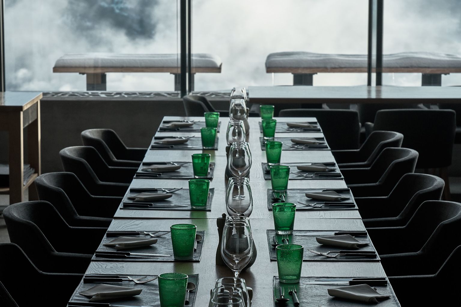 Chetzeron, Restaurant, Crans-Montana, Valais, Suisse