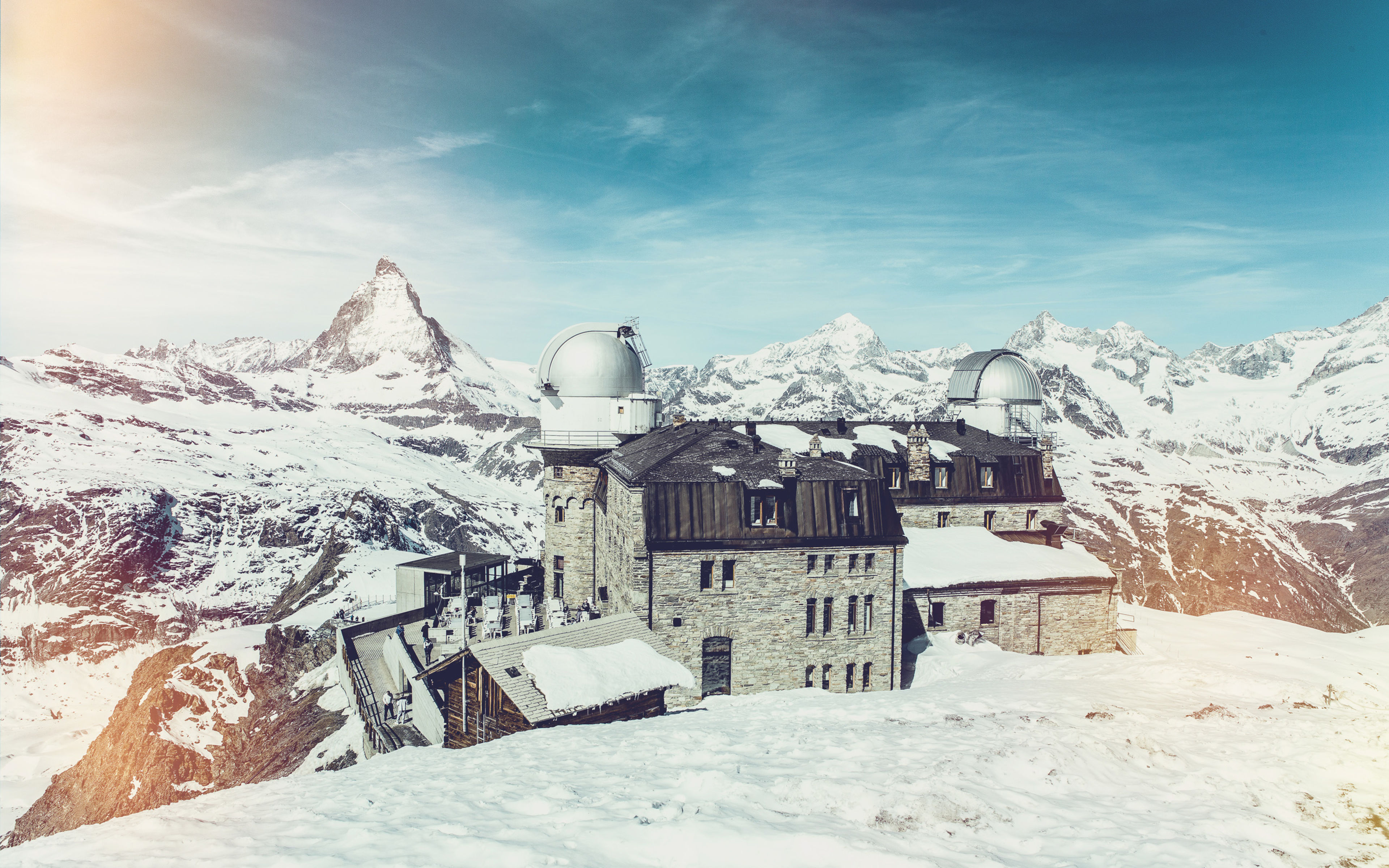 Gornergrat, Panorama avec Cervin, Zermatt, Valais