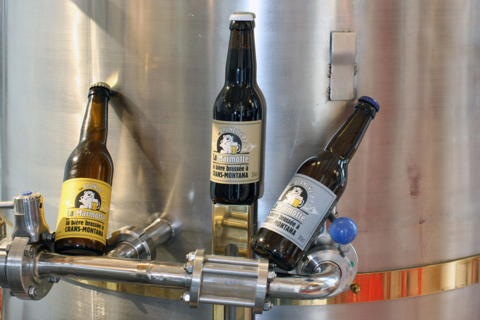 La Marmotte brewery. Valais, Switzerland