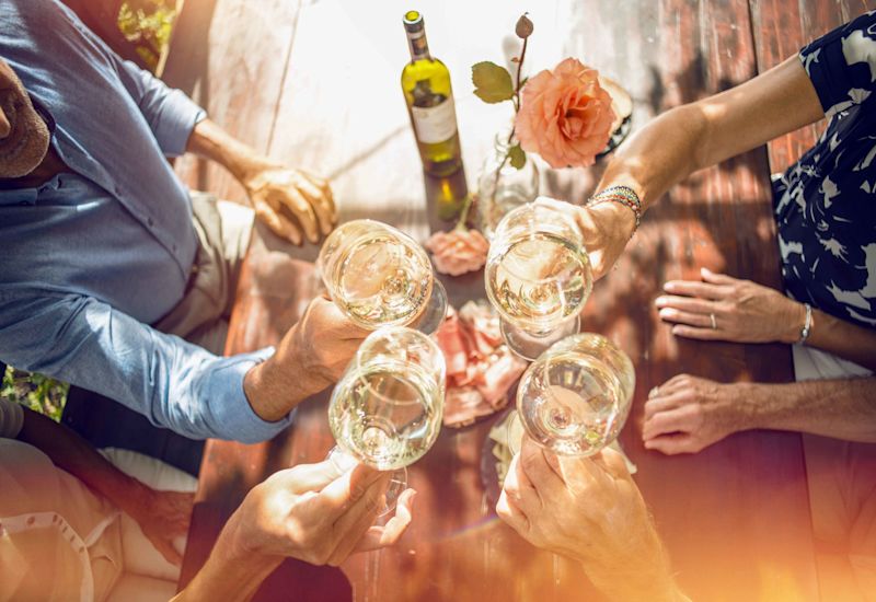 Dégustation de vins valaisans. Verre à vin, Valais Suisse