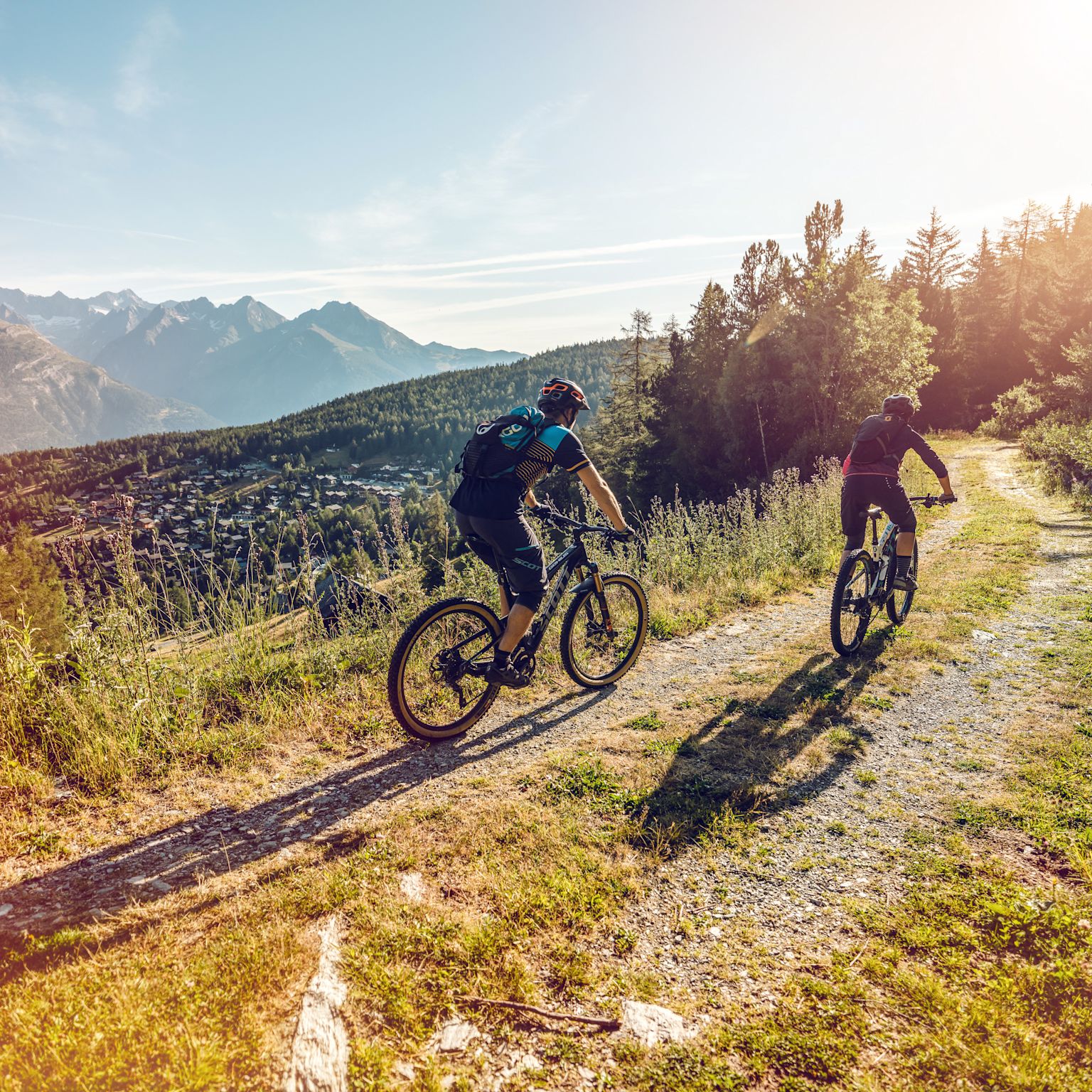 Mountainbike Grächen Moosalp Valais Wallis