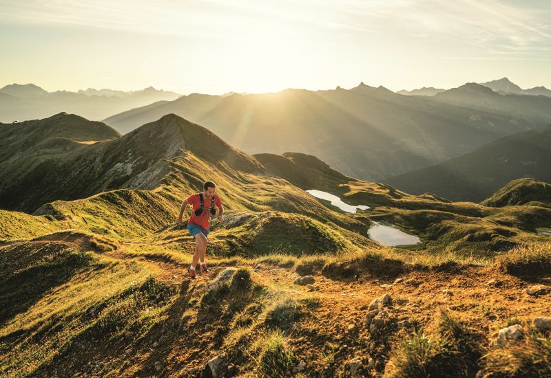 Trail Running, Nendaz, Veysonnaz, Valais, Switzerland