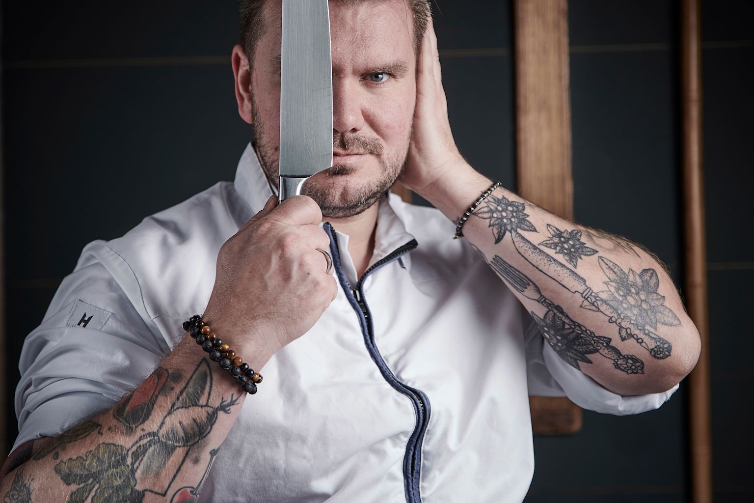 Koch des Restaurants Le Rawyl in Randogne, Wallis Schweiz