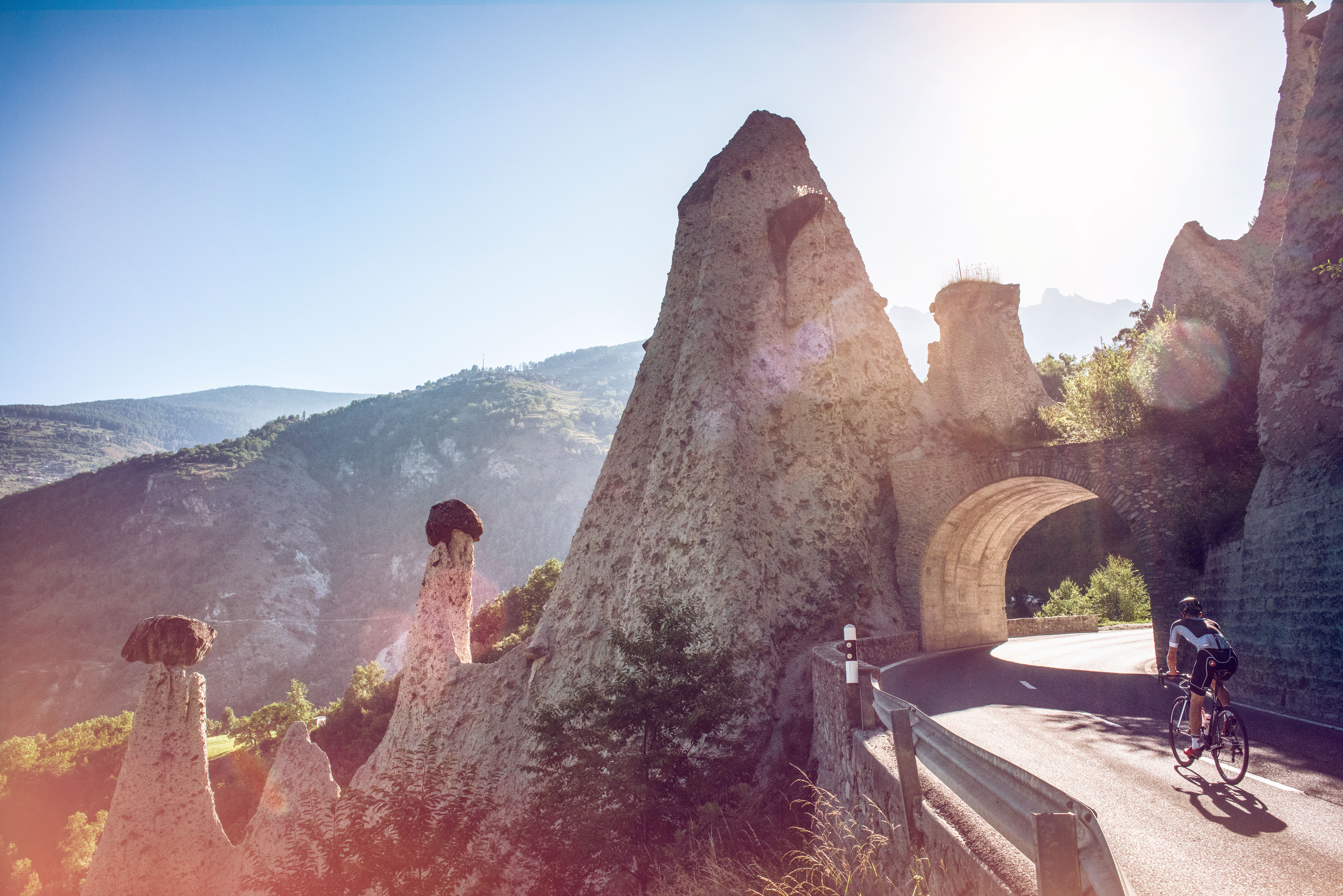 Entlang der Walliser Täler Euseigne Velo Valais Wallis Schweiz Switzerland Suisse