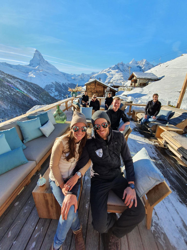 Elia and Loredana Zurbriggen run the Hotel Paradise with passion, Valais, Switzerland