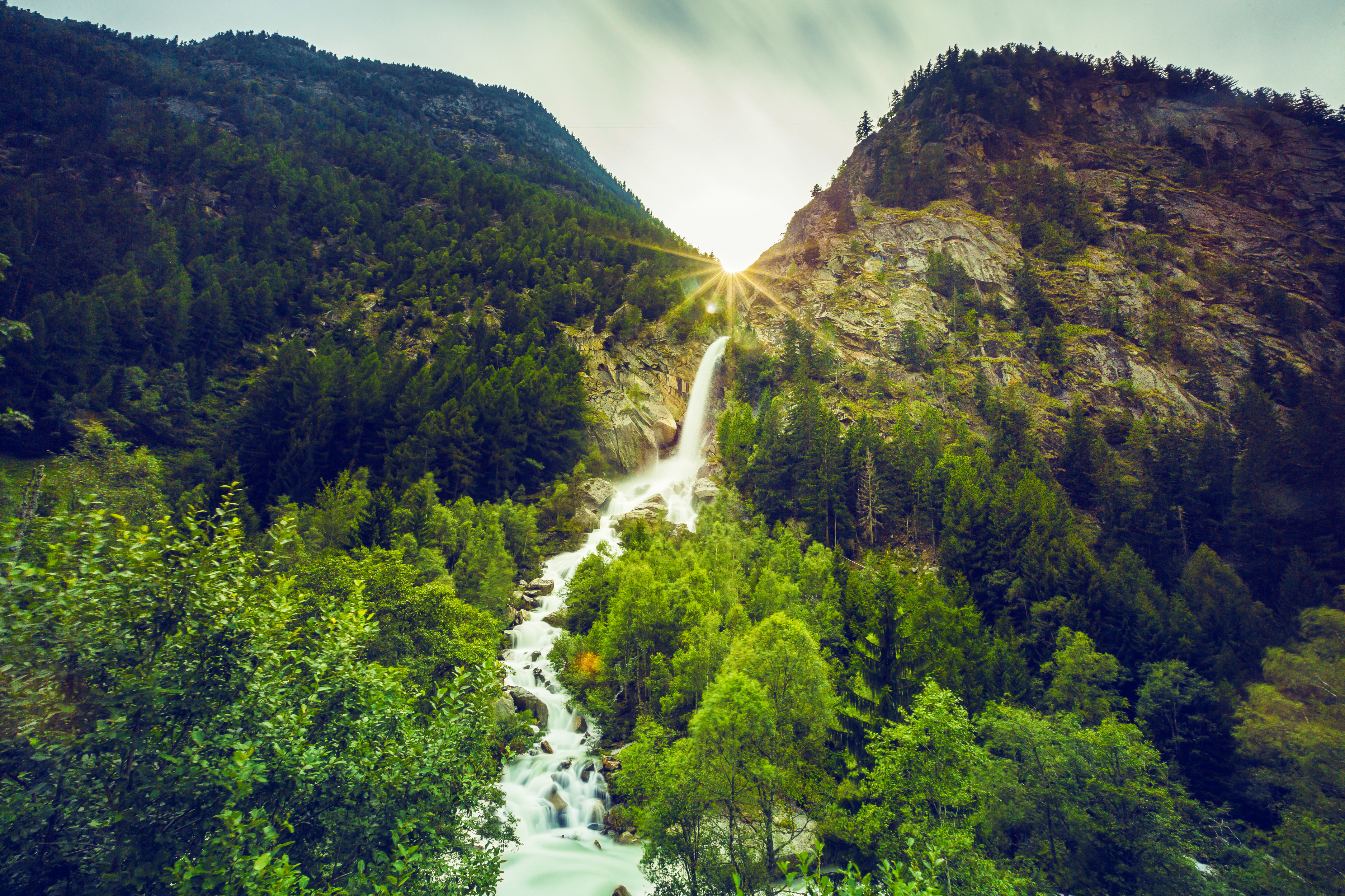 Wasserfall im Wallis