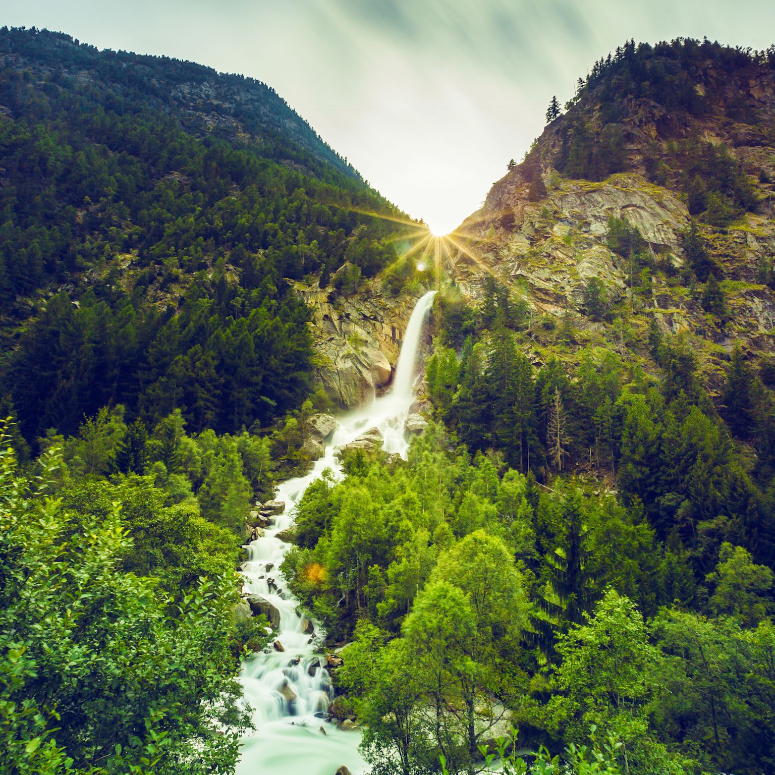Wasserfall im Wallis