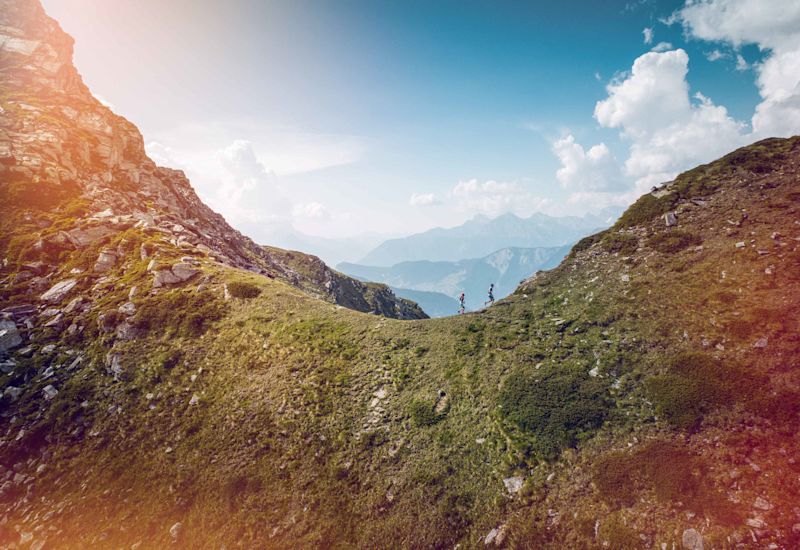 Trail running, Valais, Switzerland