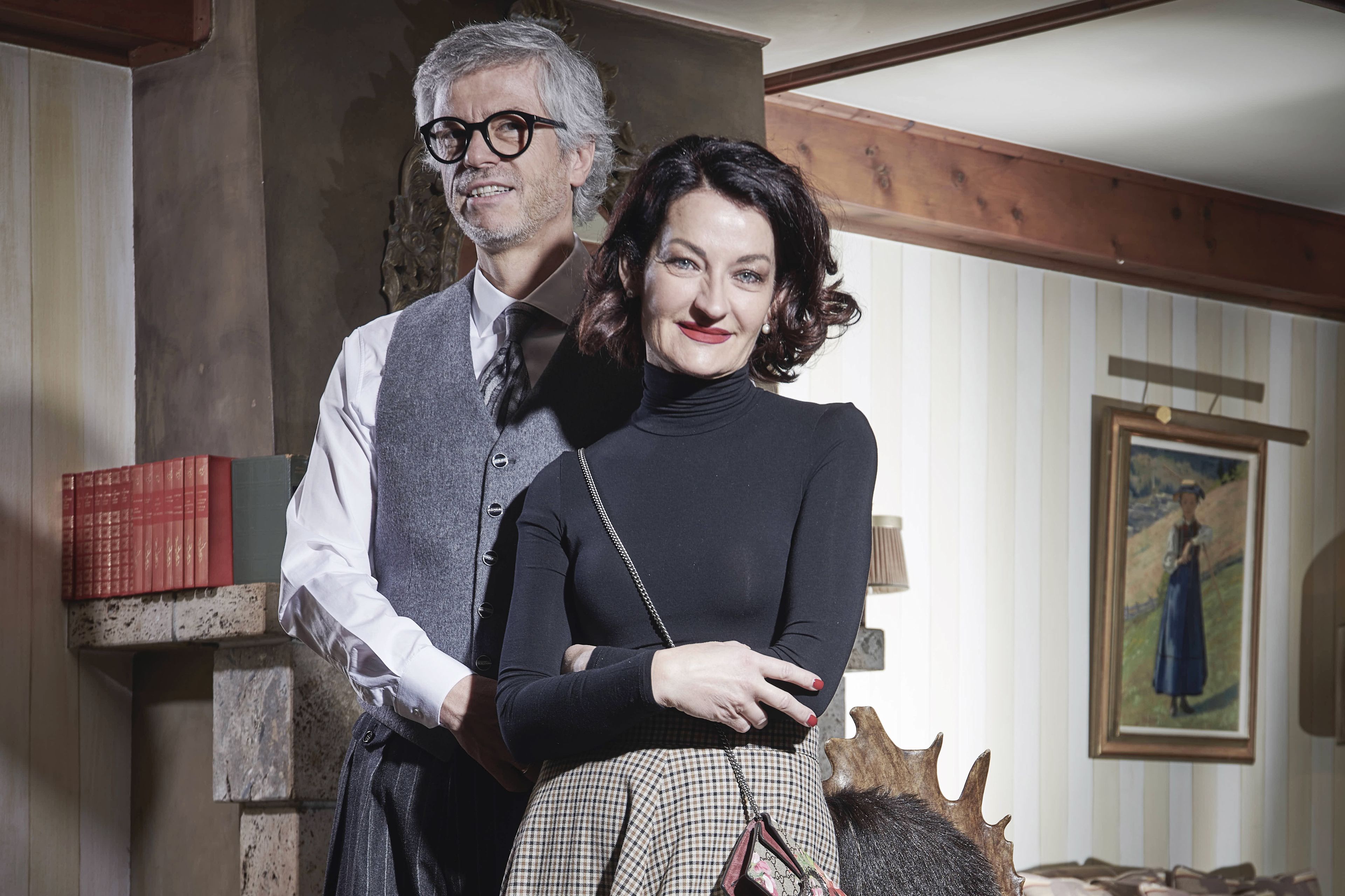 Mrs and M. Buchs, Hotel Bella Tola. Valais, Switzerland