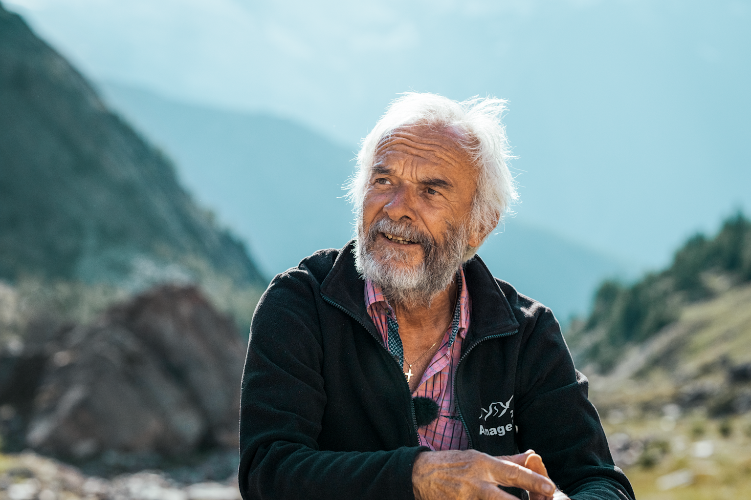 Urs Anthamatten, hôte du Berghotel Almagelleralp.