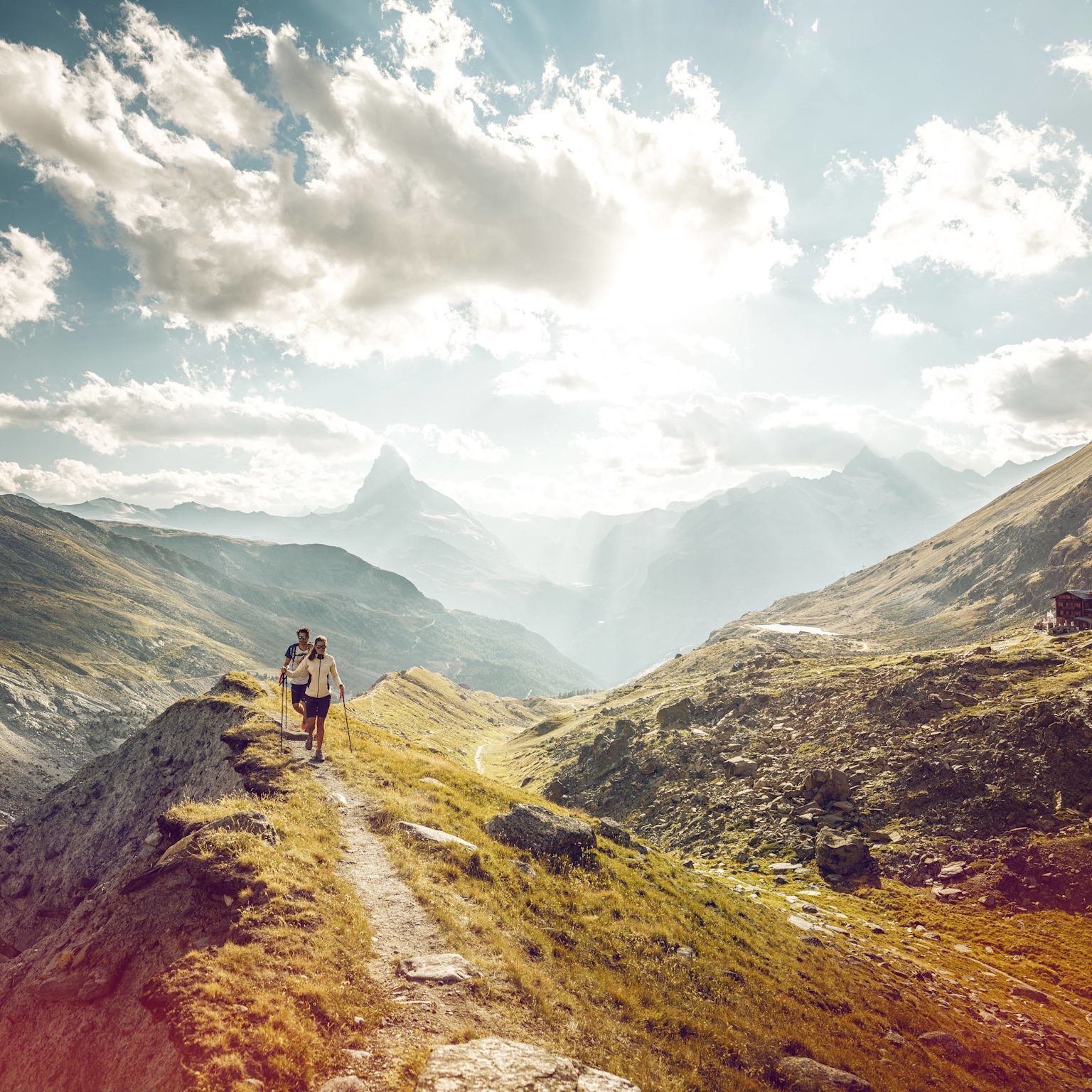 Sentiers des 5 lacs, Escalade, Randonnée, Täsch, Zermatt, Valais, Suisse