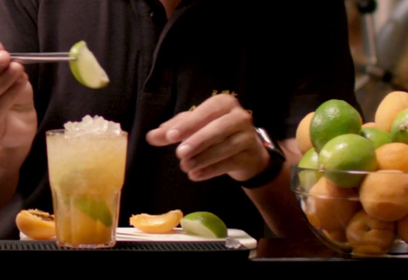 Caipirinha Abricot recette Morand, Valais, Suisse