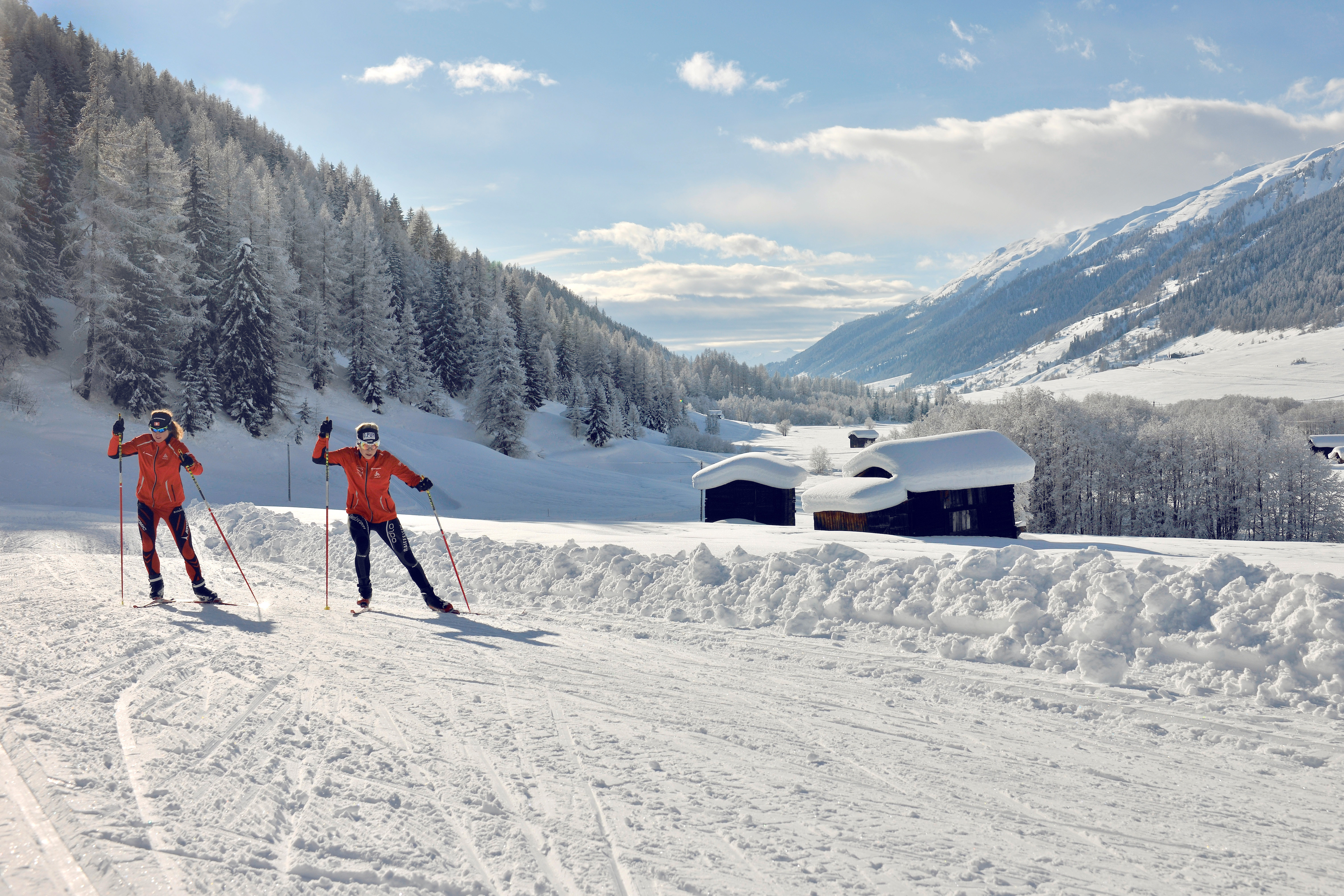 Ski de fond dans la vallée de Conches