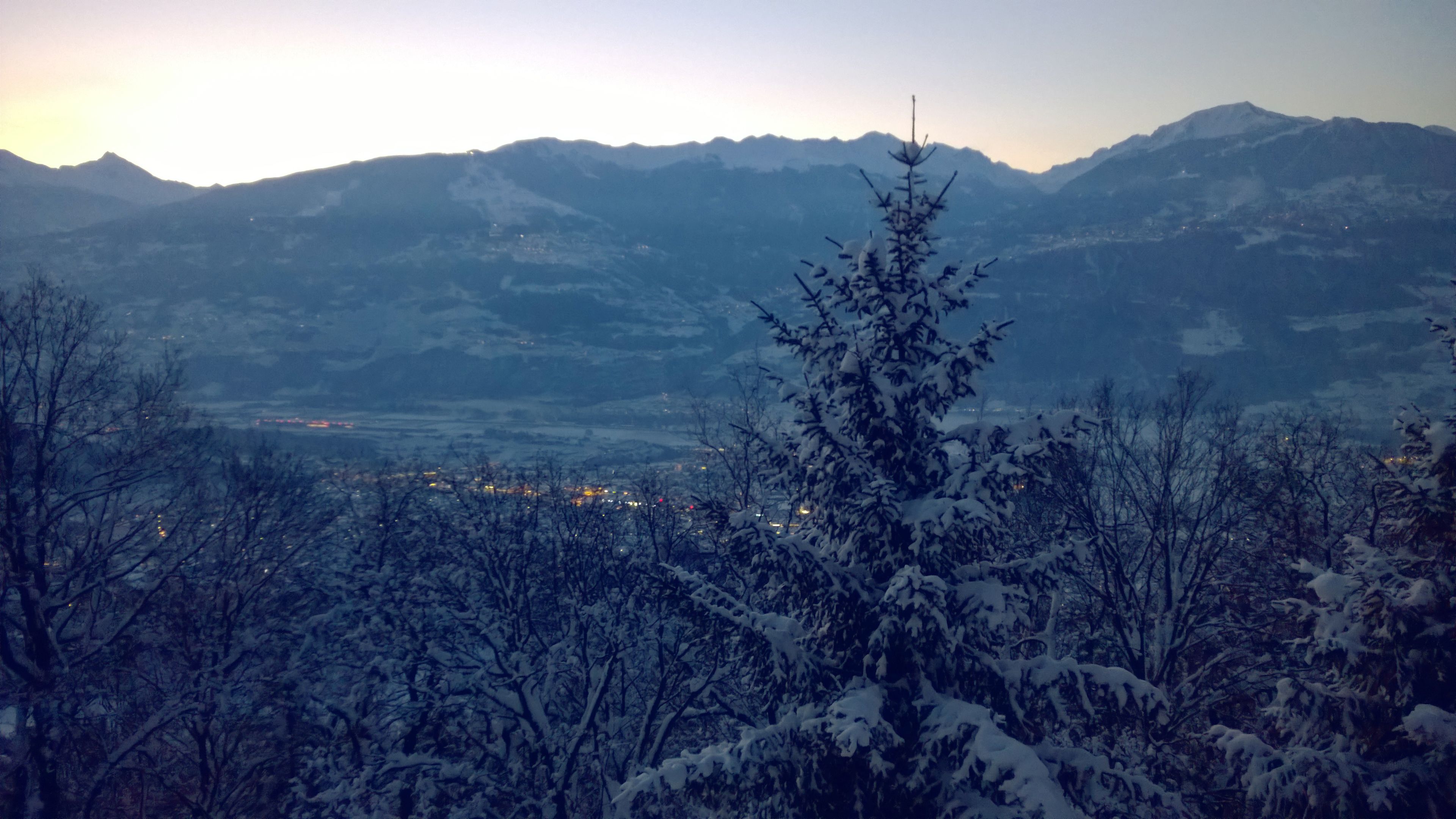 Les Coteaux du Soleil, Conthey, Wallis, Winter