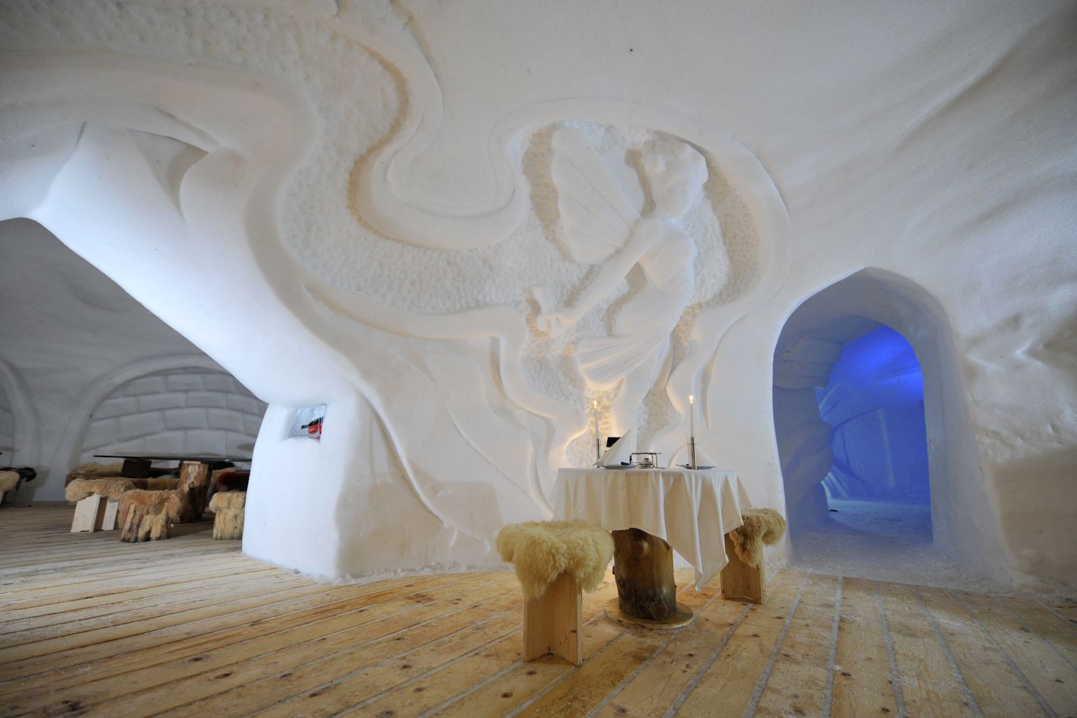 Iglu dorf zermatt, Valais, Suisse