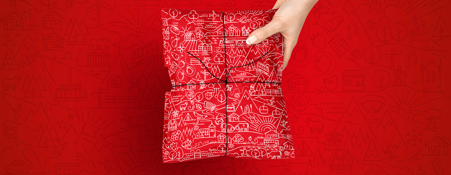 Red gift Valais
