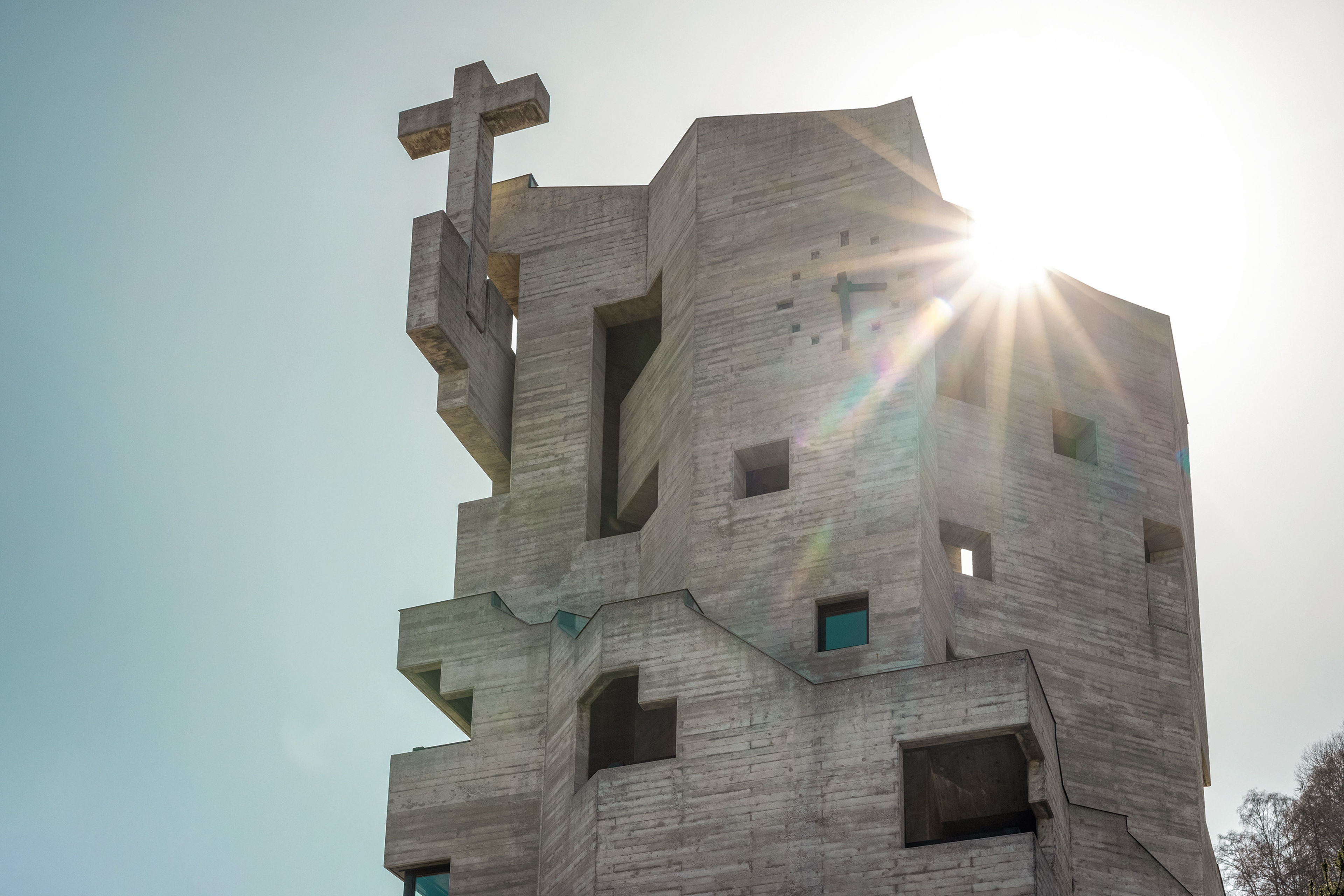 The church Saint-Nicolas in Hérémence, Wallis.
