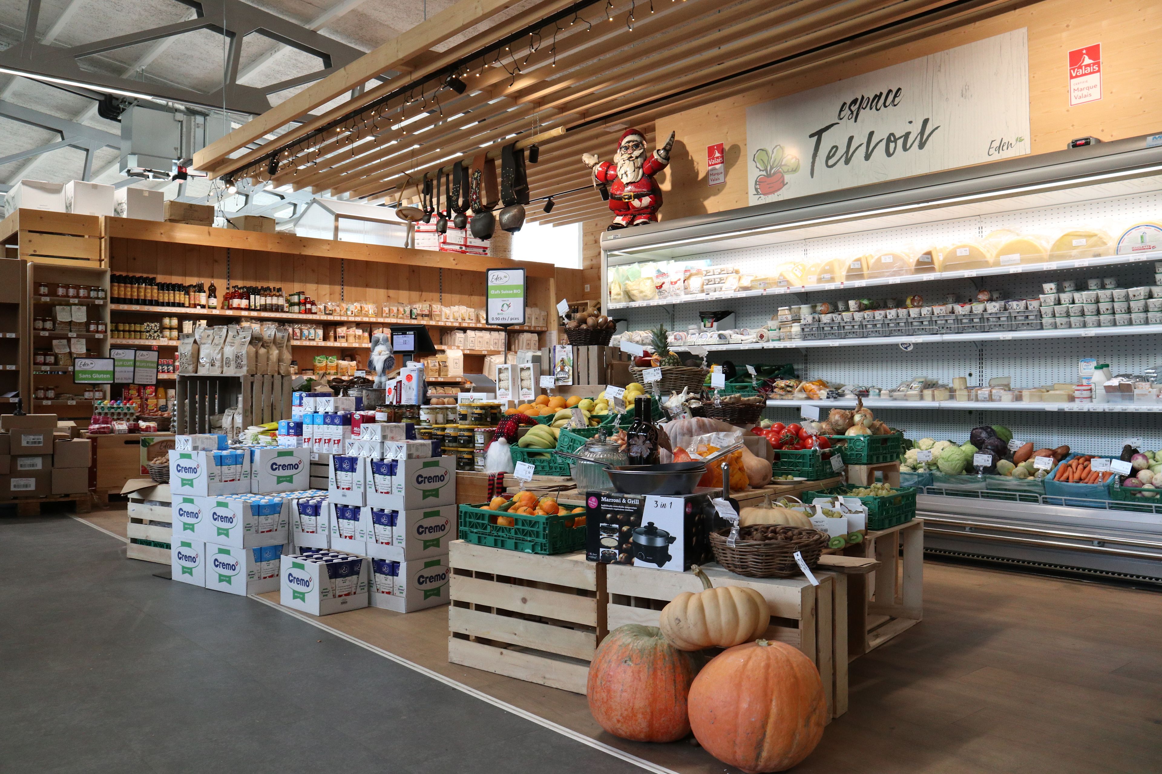 Agrol, Eden point de vente produits du Valais. Valais, Suisse