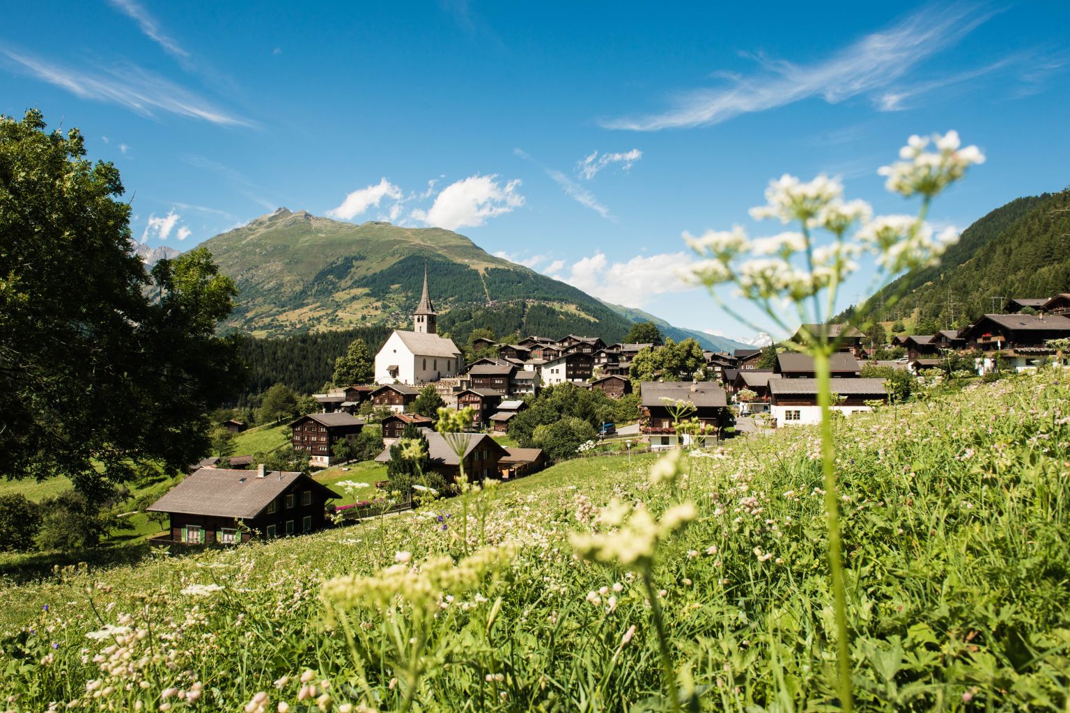 Ernen village, Valais, Switzerland