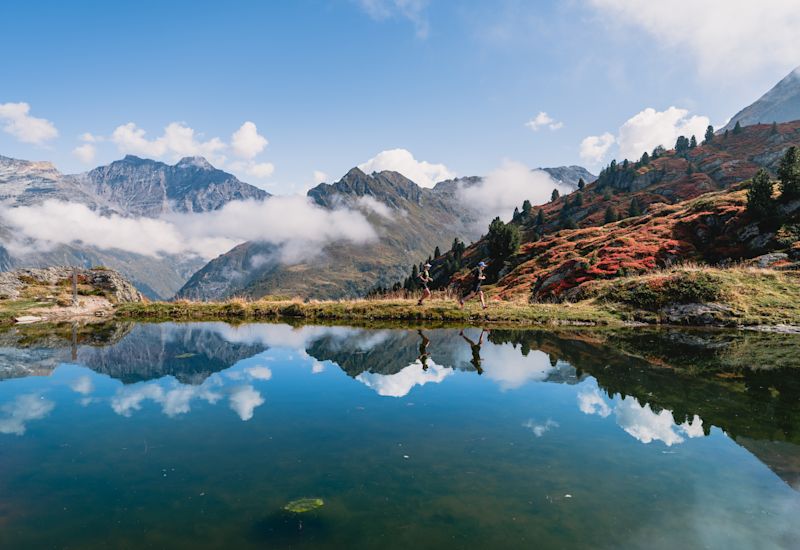 Trailrunning Verbier, Läufer, Wallis, Schweiz