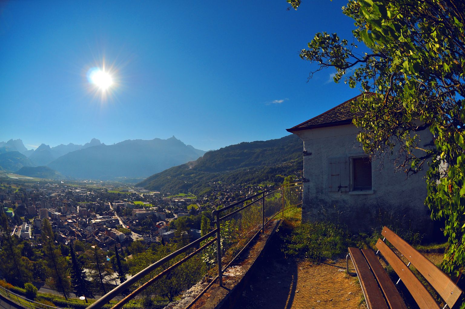 Aktivitäten in Monthey Wallis Schweiz