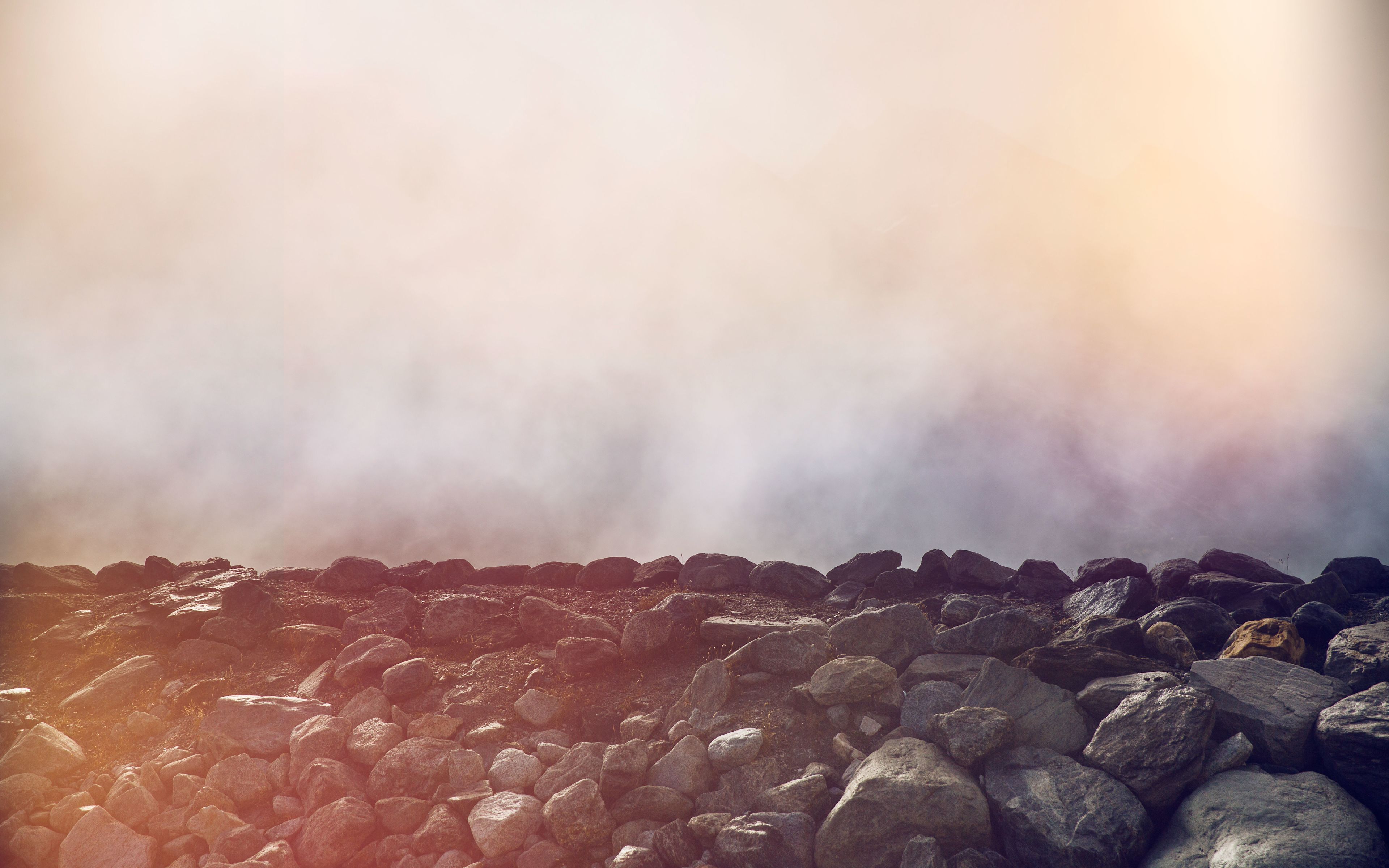 Pierres du barrage de Mattmark