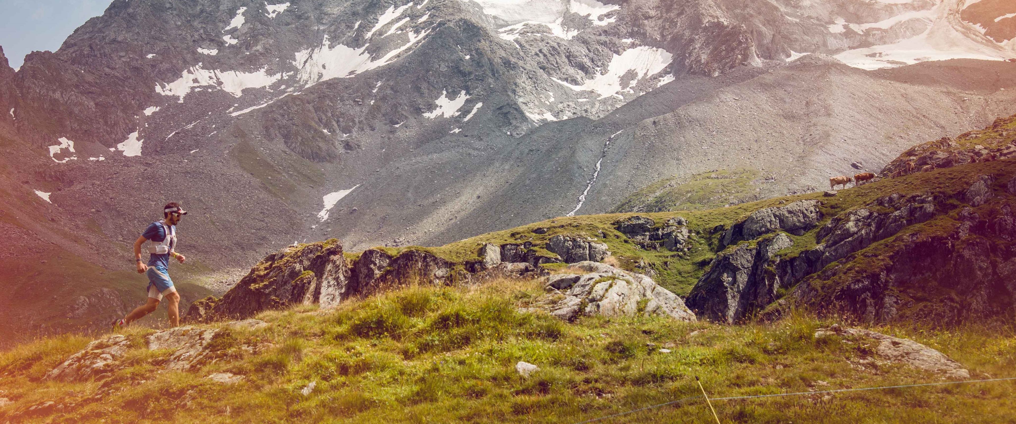 Trailrunning, Val de Bagnes, Wallis, Schweiz