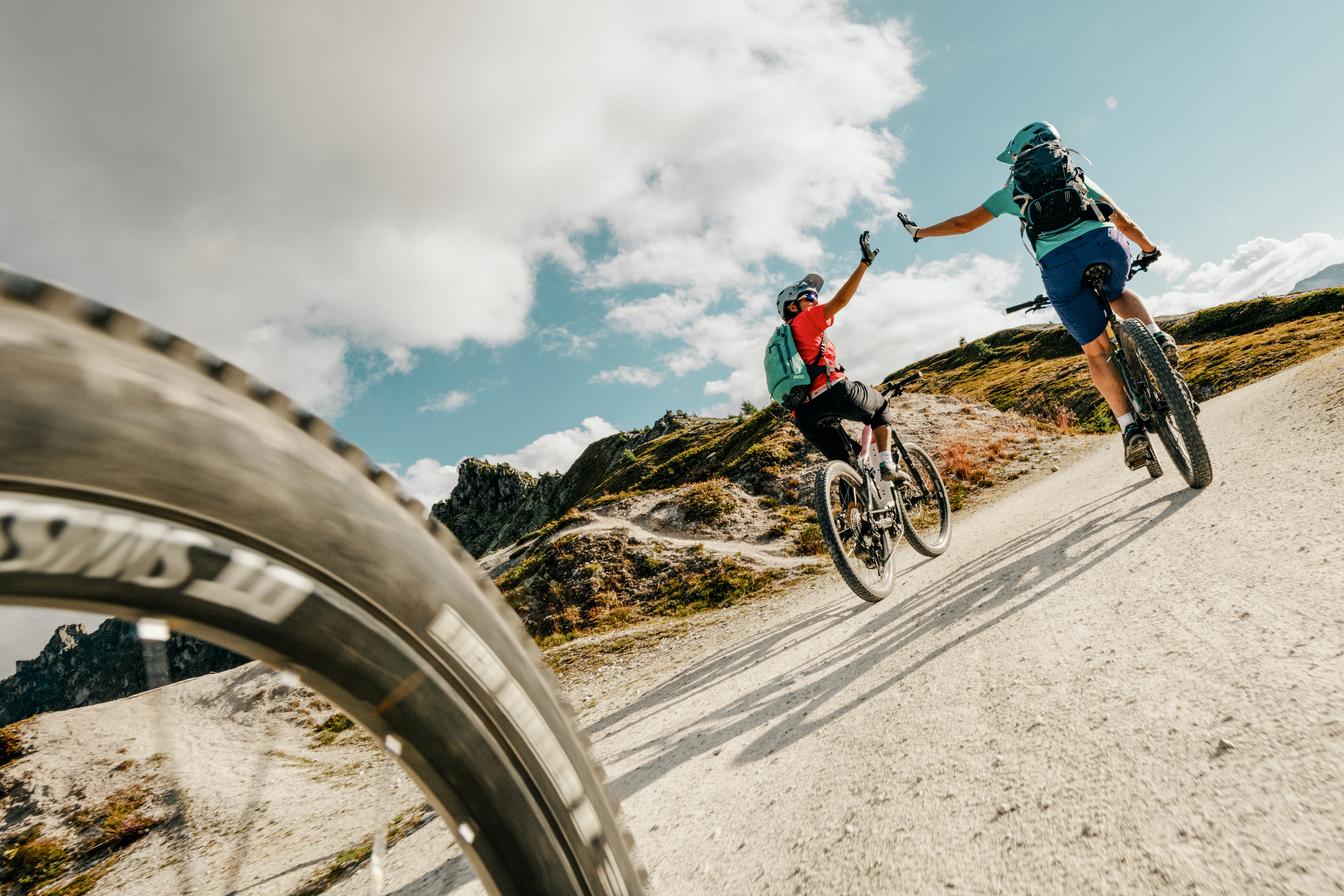 Epic trails amidst wild lunar landscapes, Valais, Switzerland