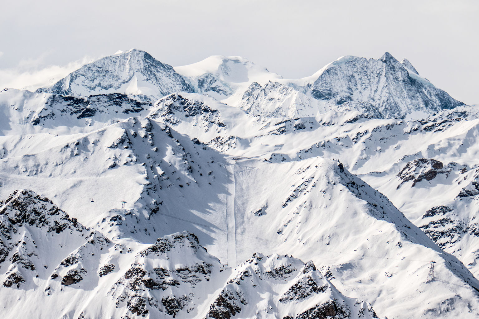 Die herausforderndsten Skipisten, Piste du Chamois, Wallis, Schweiz