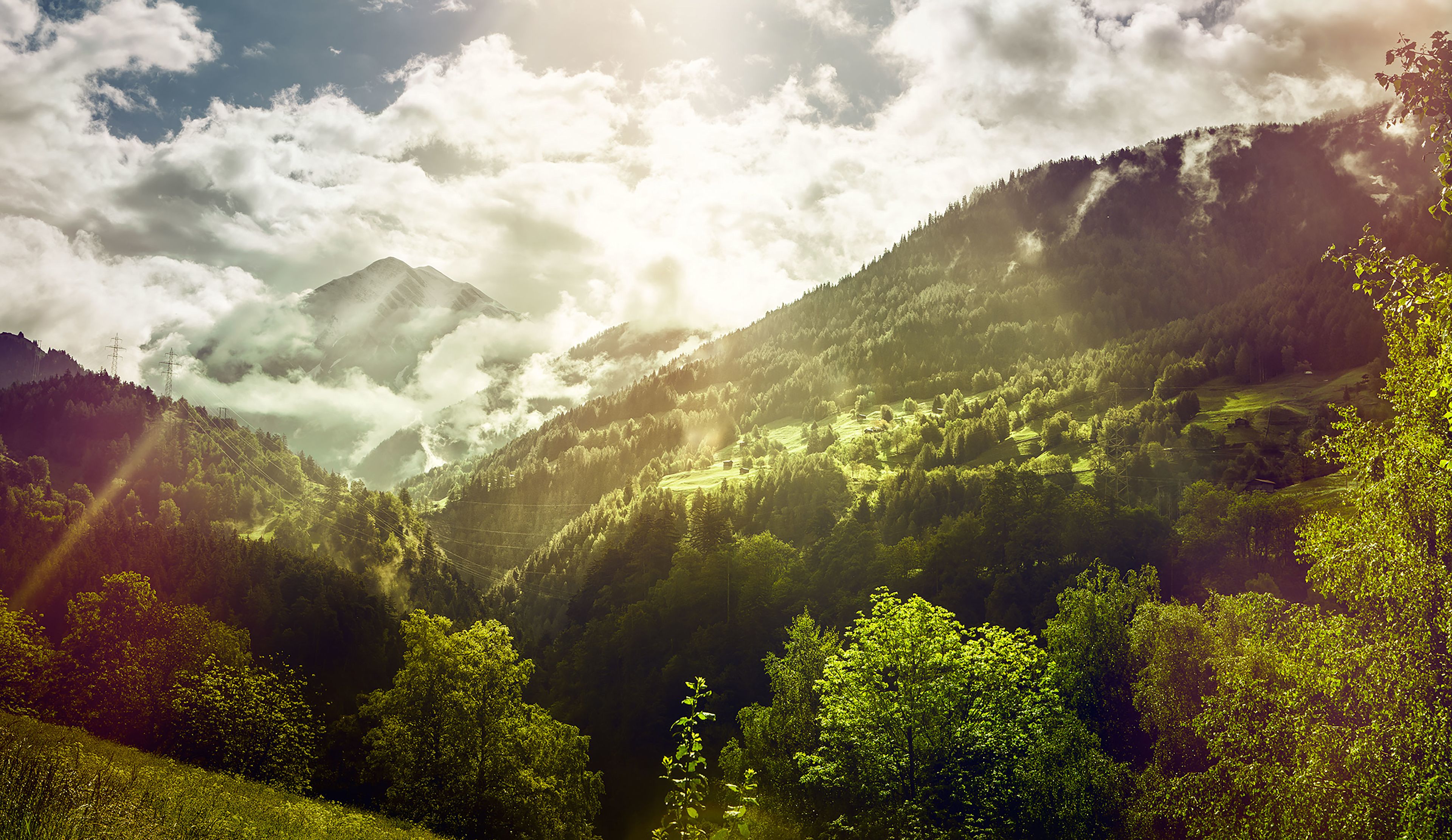 Grengiols im Sommer, Wallis